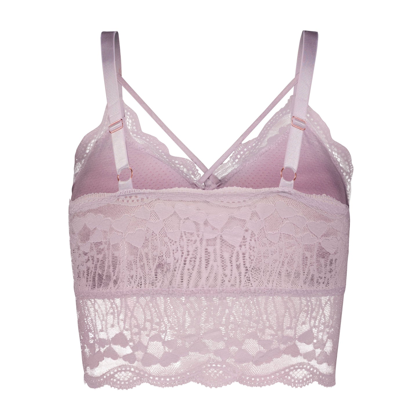 Luna Lace Bralette: Lavender