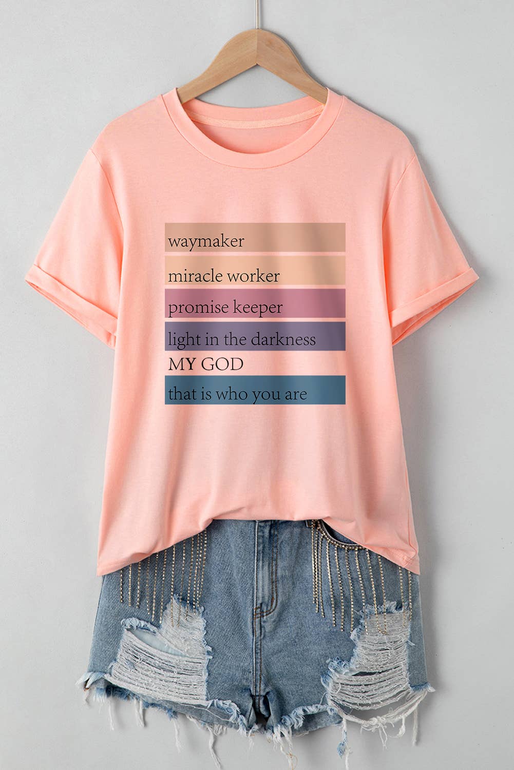 Waymaker Tee- Pink
