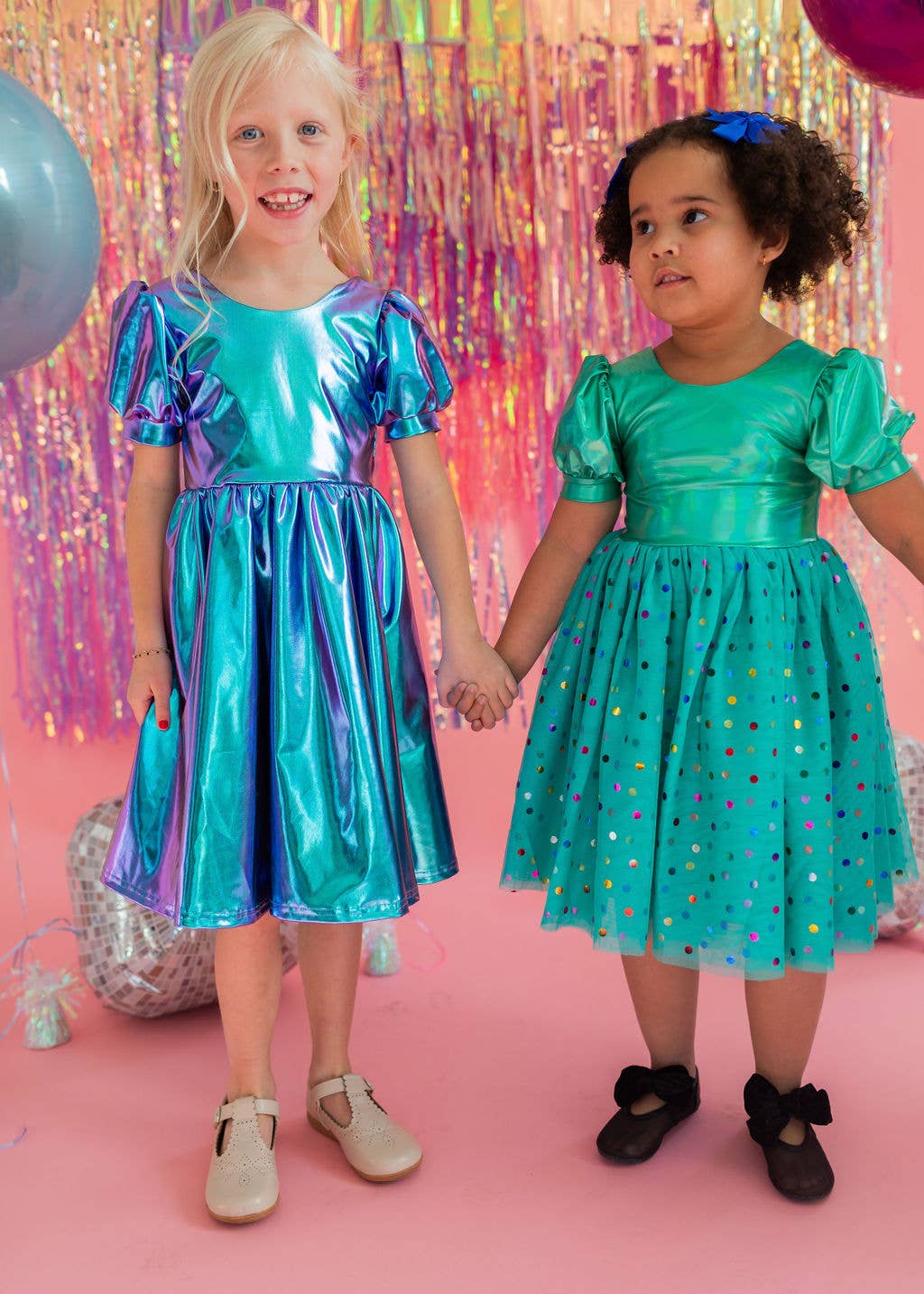 Aqua Party Dress