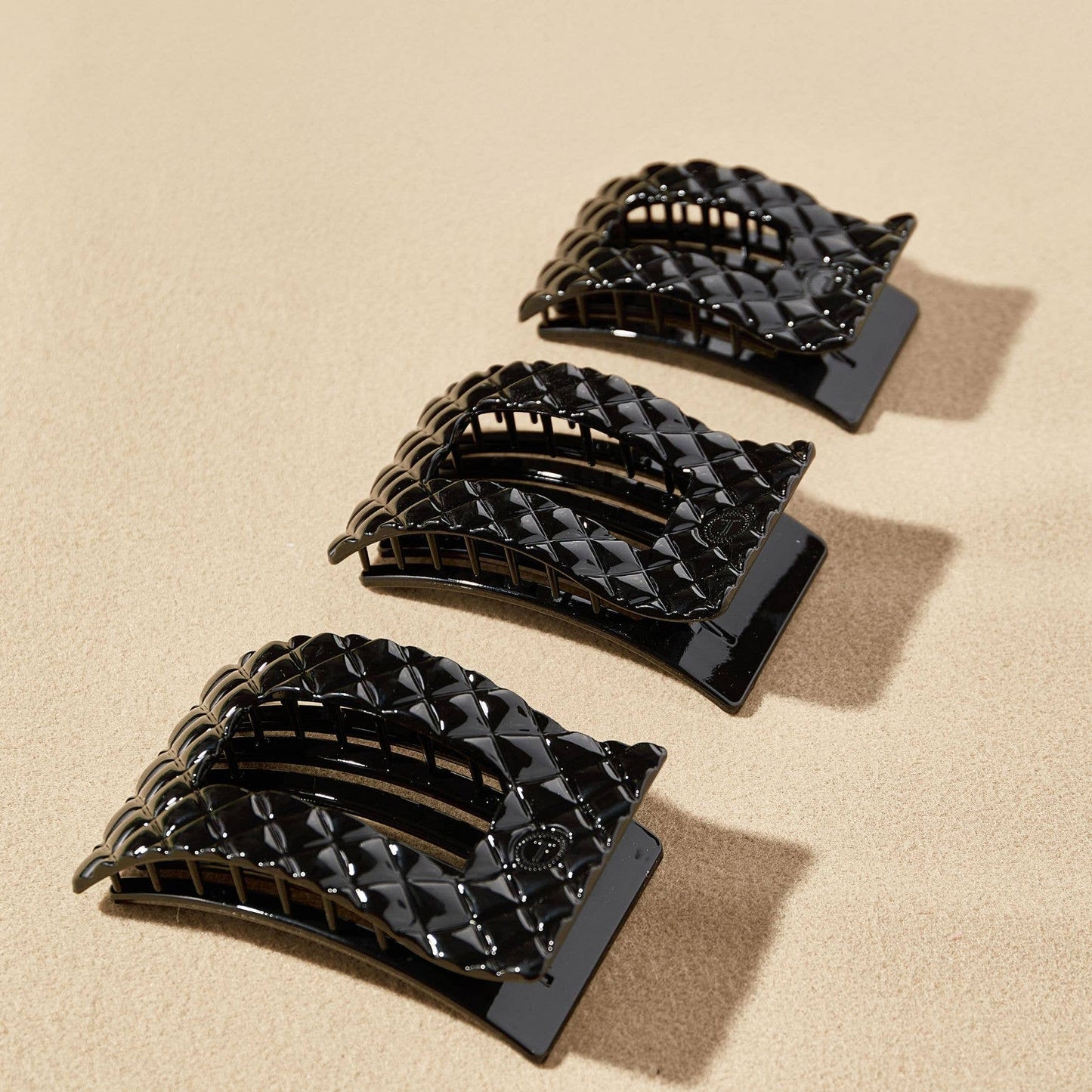 Jet Black Quilted- Small