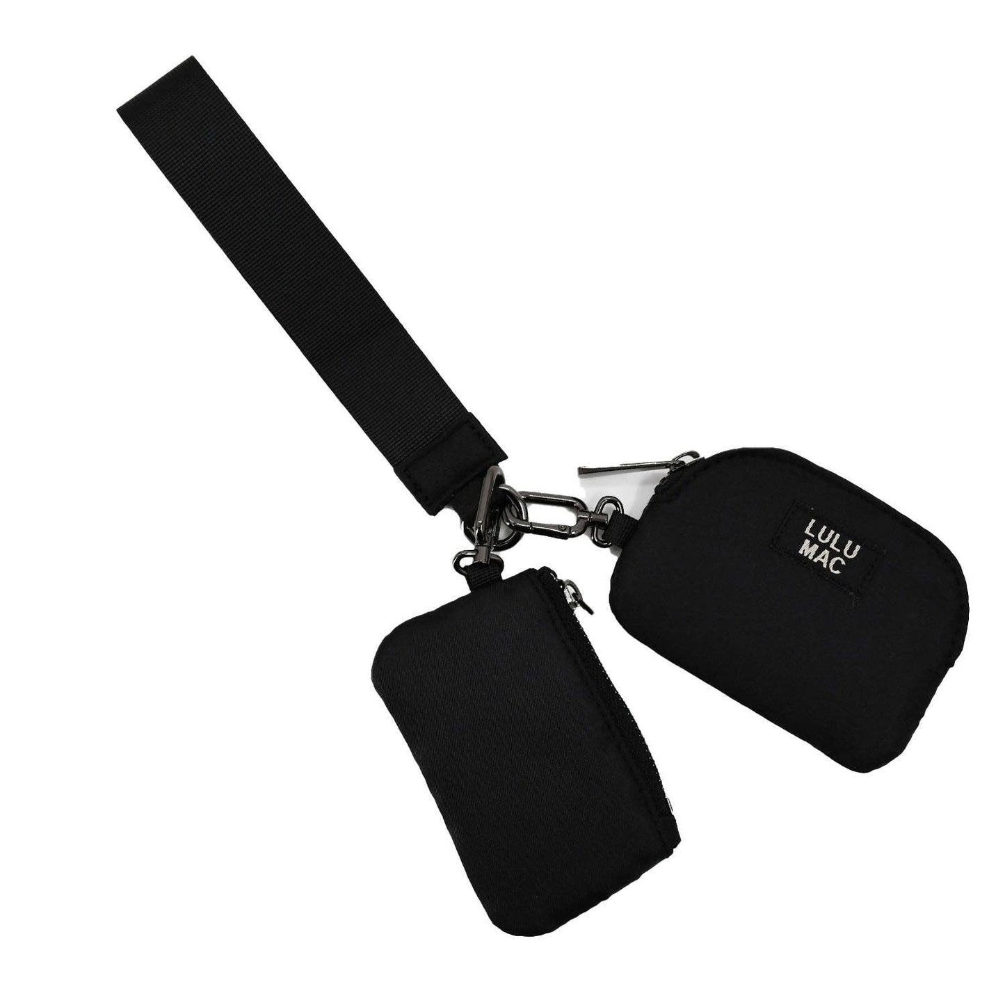 Lulu Mac Wristlet- Black