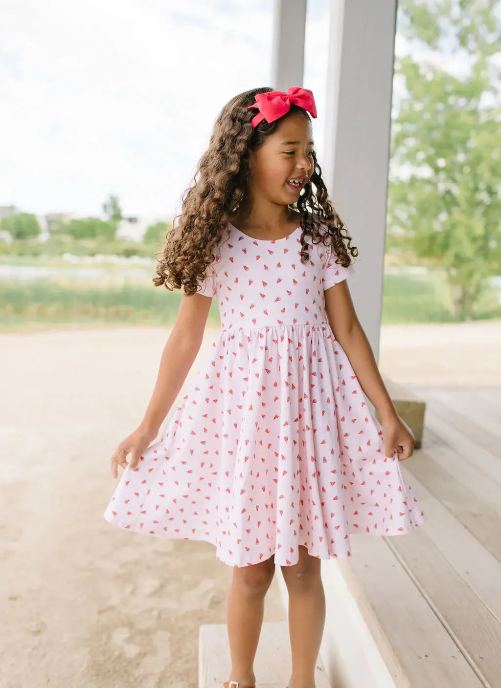 Watermelon Twirl Dress