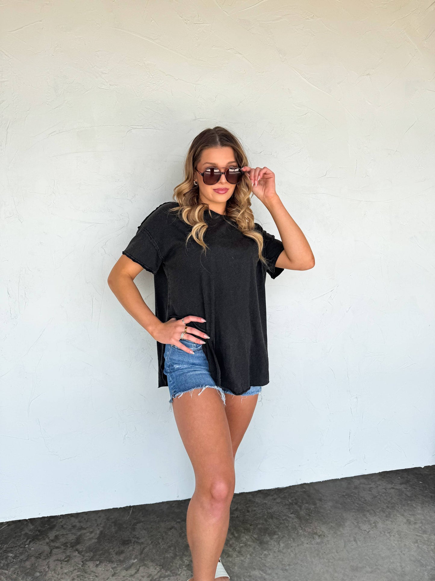 Joey Boyfriend Tee- Black