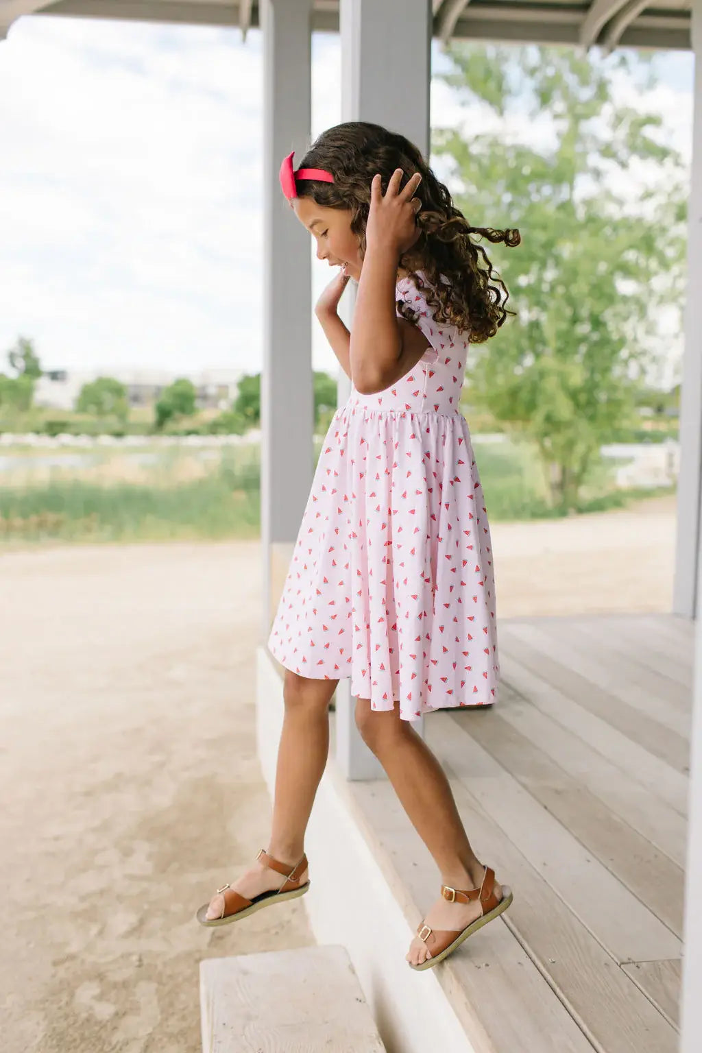 Watermelon Twirl Dress
