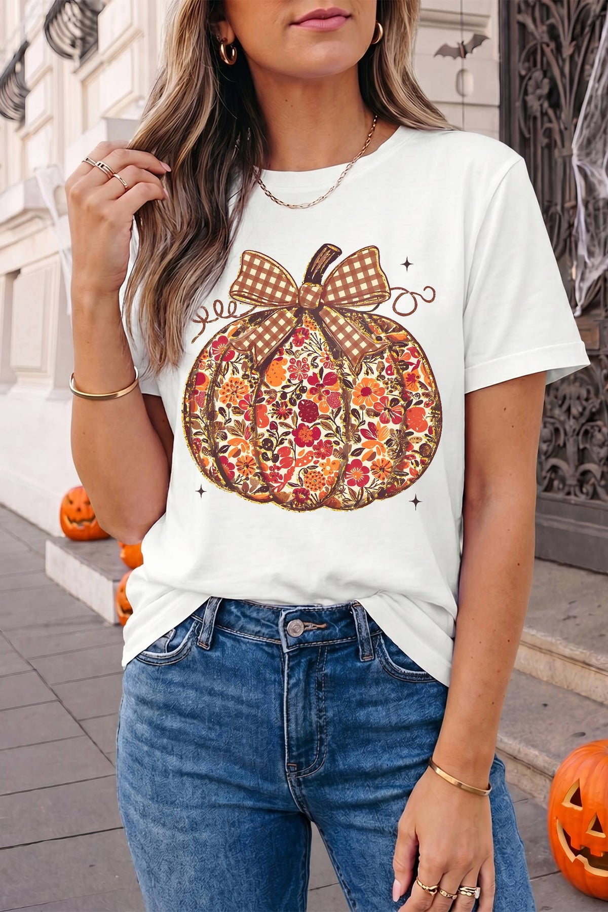 Pumpkin in Bloom Tee
