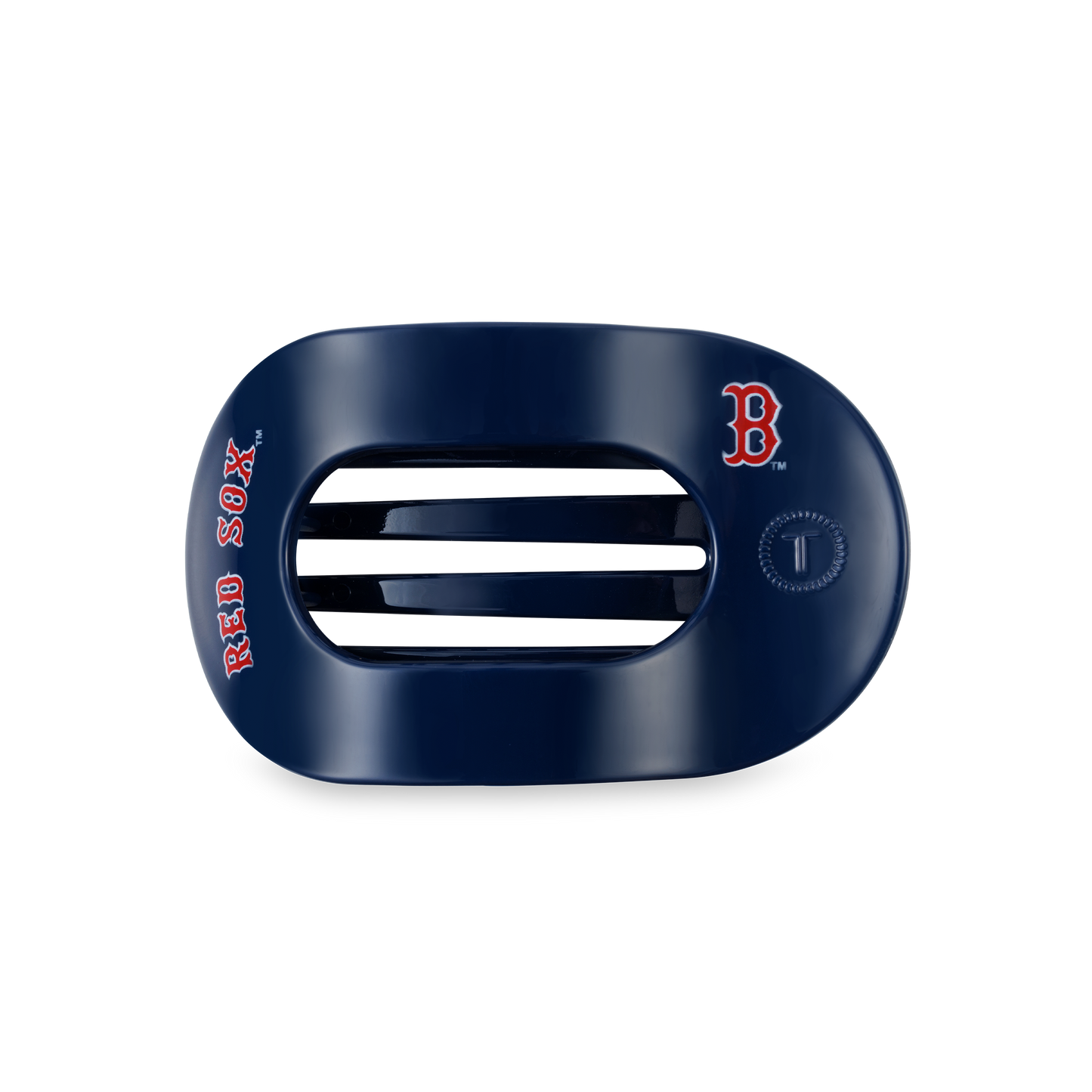 Flat Round Hair Clip | Medium | Boston Red Sox