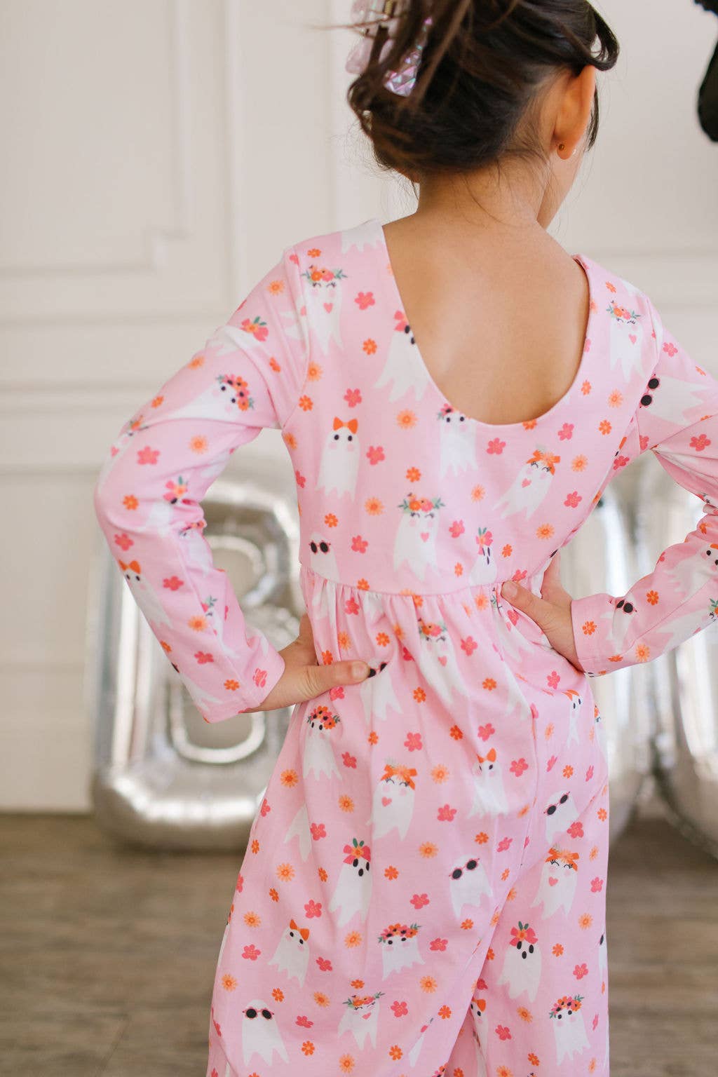 Floral Ghost Leggy Romper