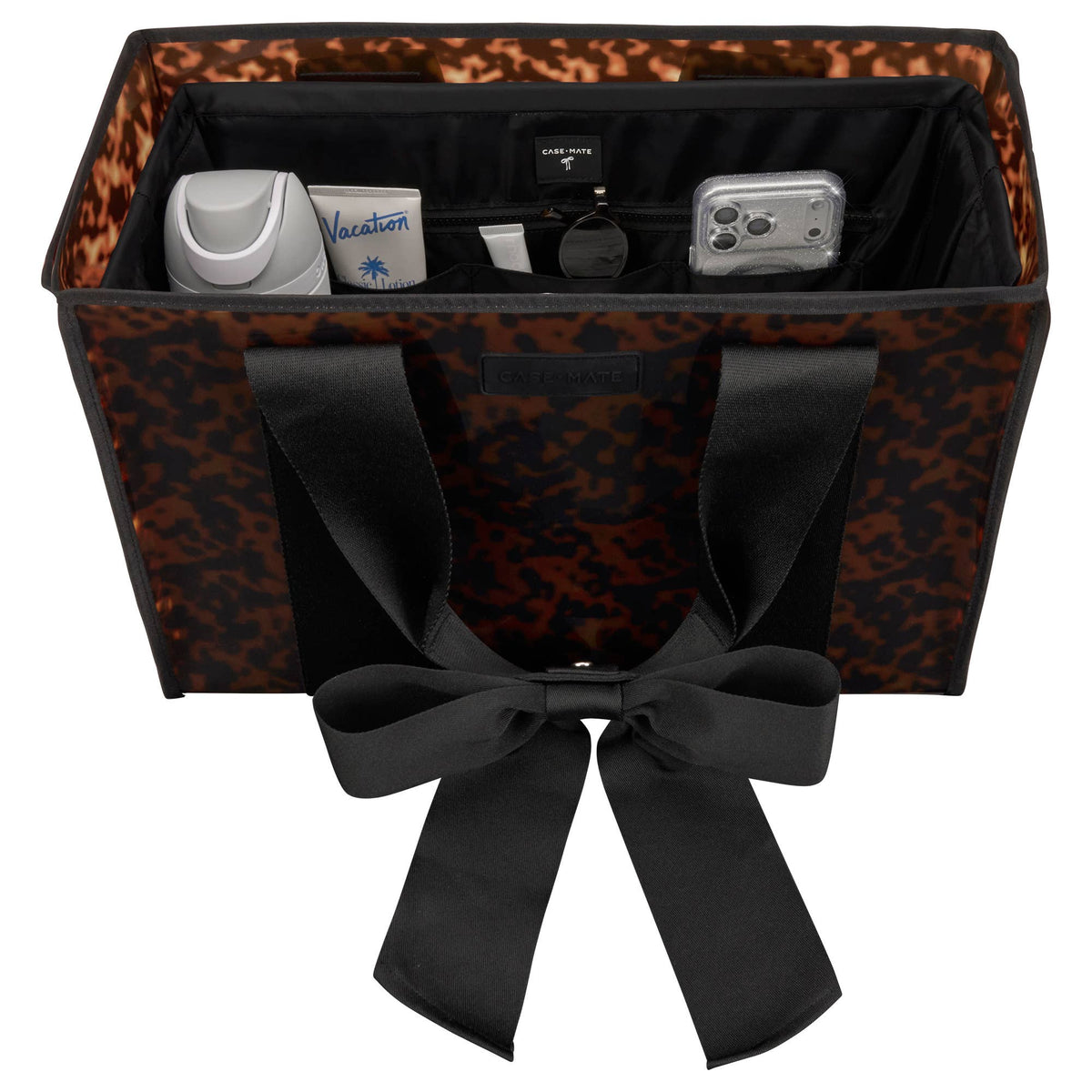 Midnight Black Tote Organizer