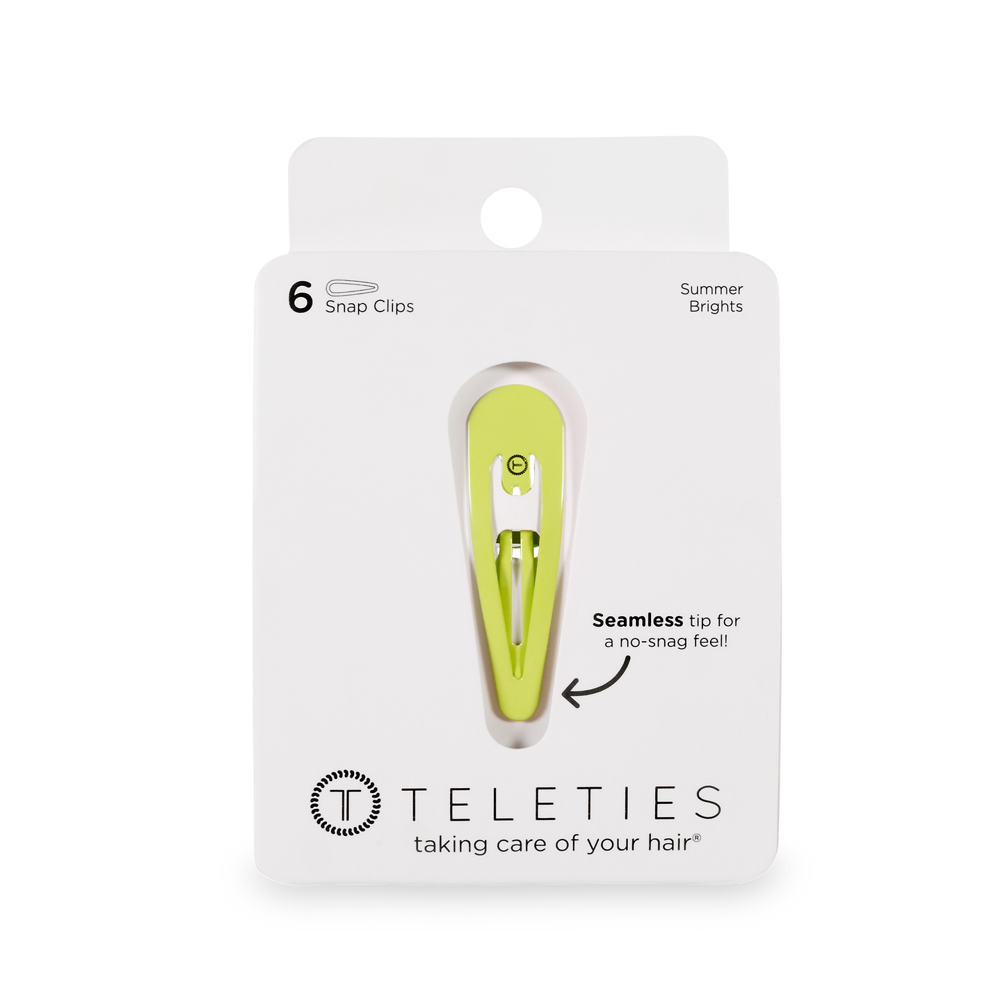 Summer Brights Snap Clip Lime