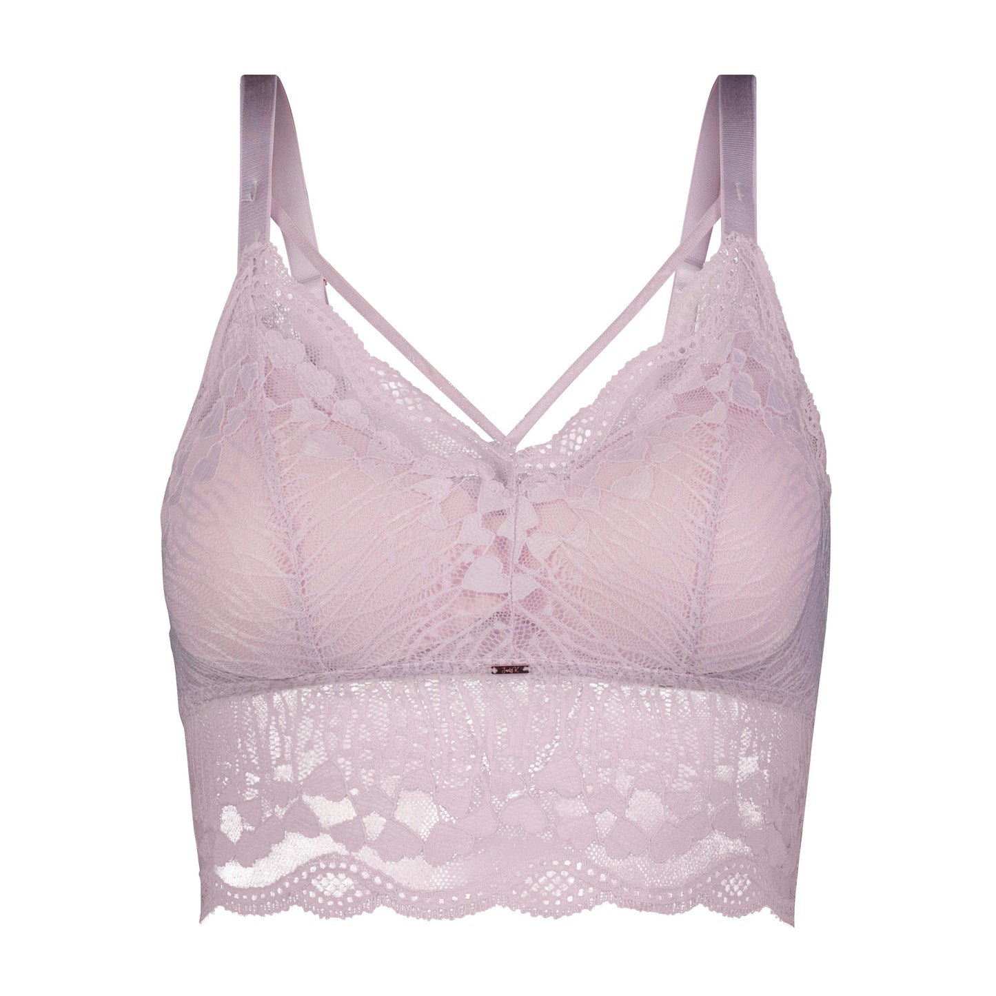 Luna Lace Bralette: Lavender