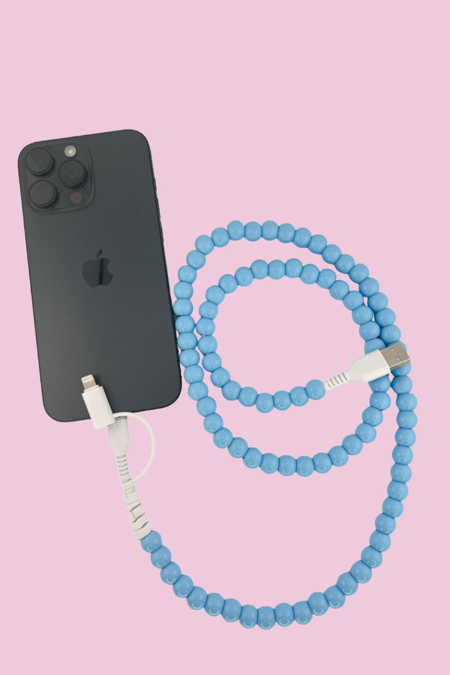 2 in 1 Phone Charger- Light Blue