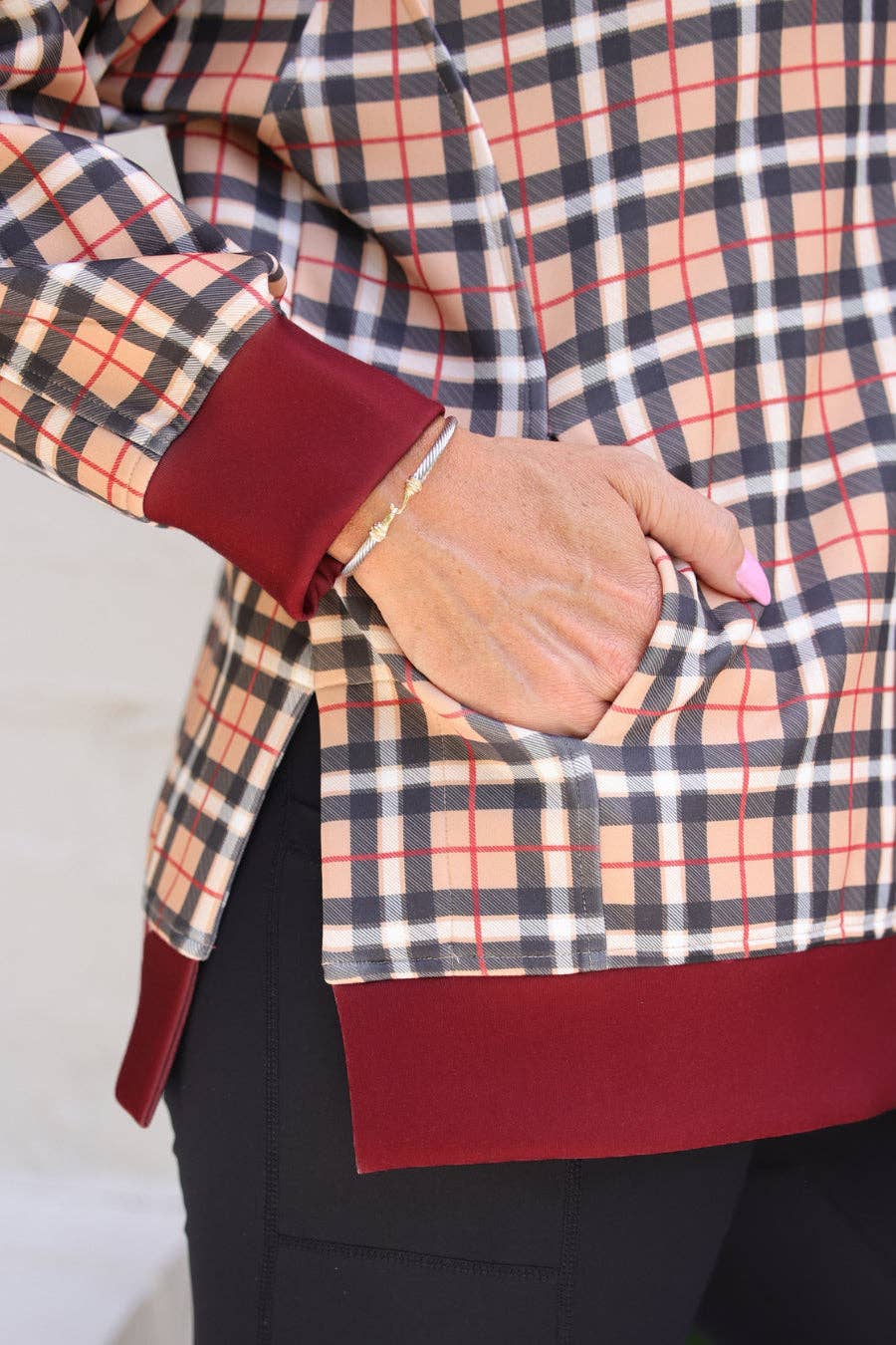 Pretty in a Pullover- Plaid