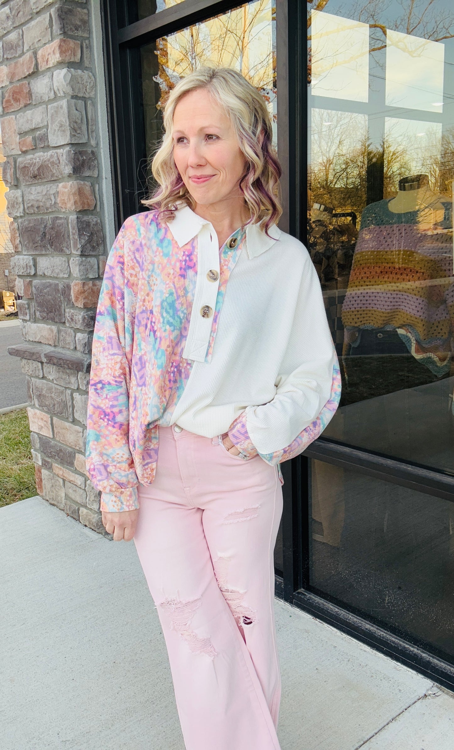 Cotton Candy Crush Jeans- PINK