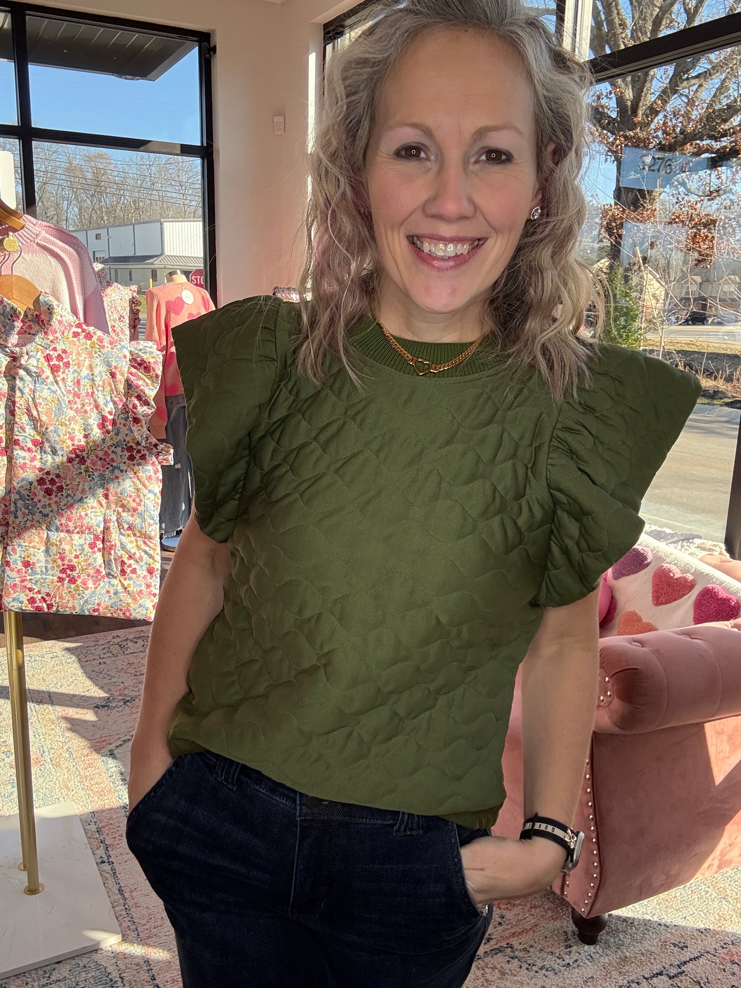 The Tifton Top- Green