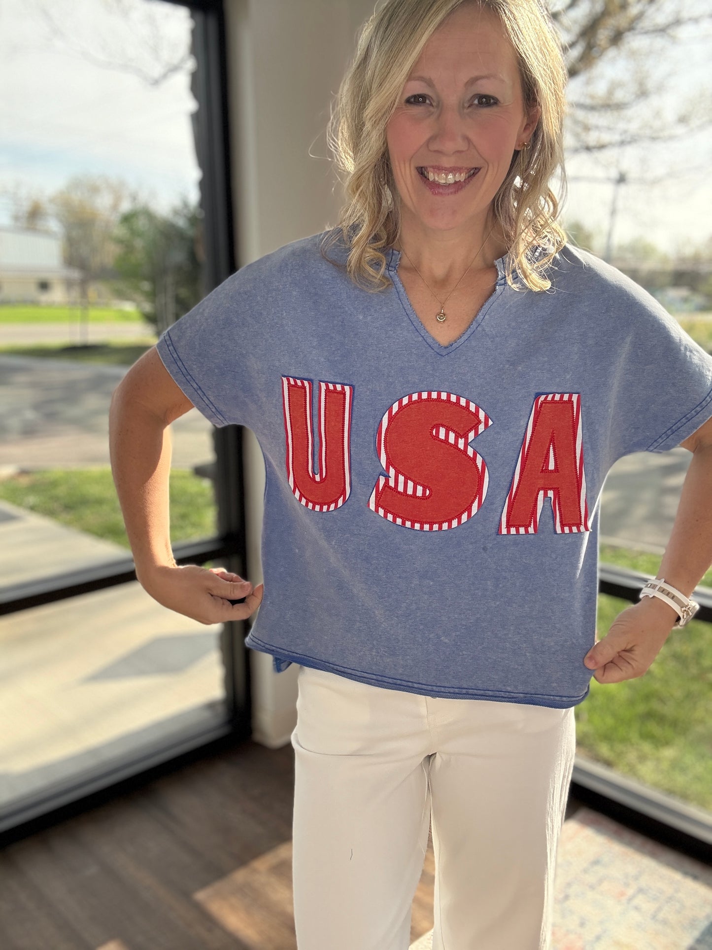 USA Patch Tee