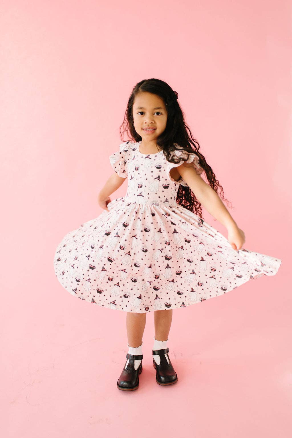 Pink Cauldron Twirl Dress