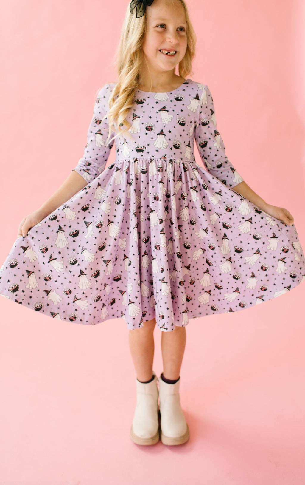 Purple Cauldron Twirl Dress