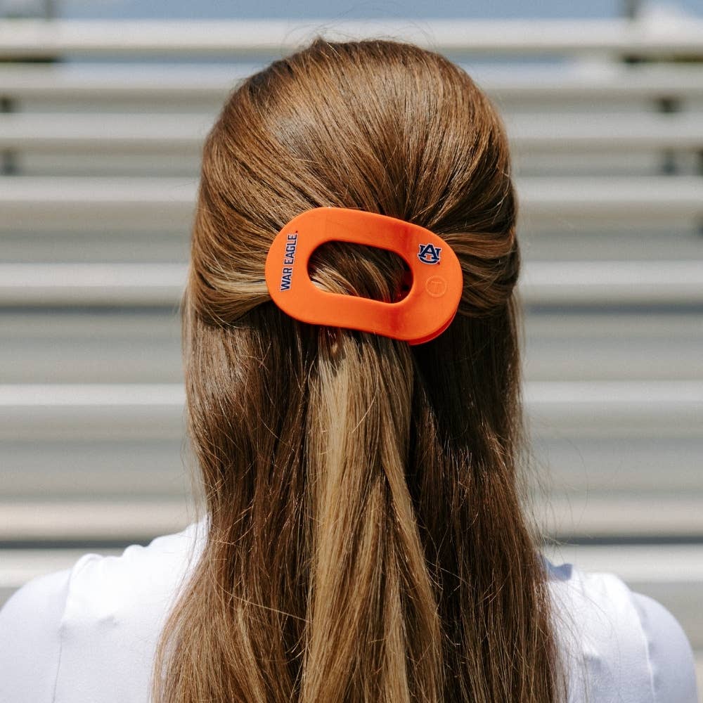 Flat Round Hair Clip | Medium | War Eagle!