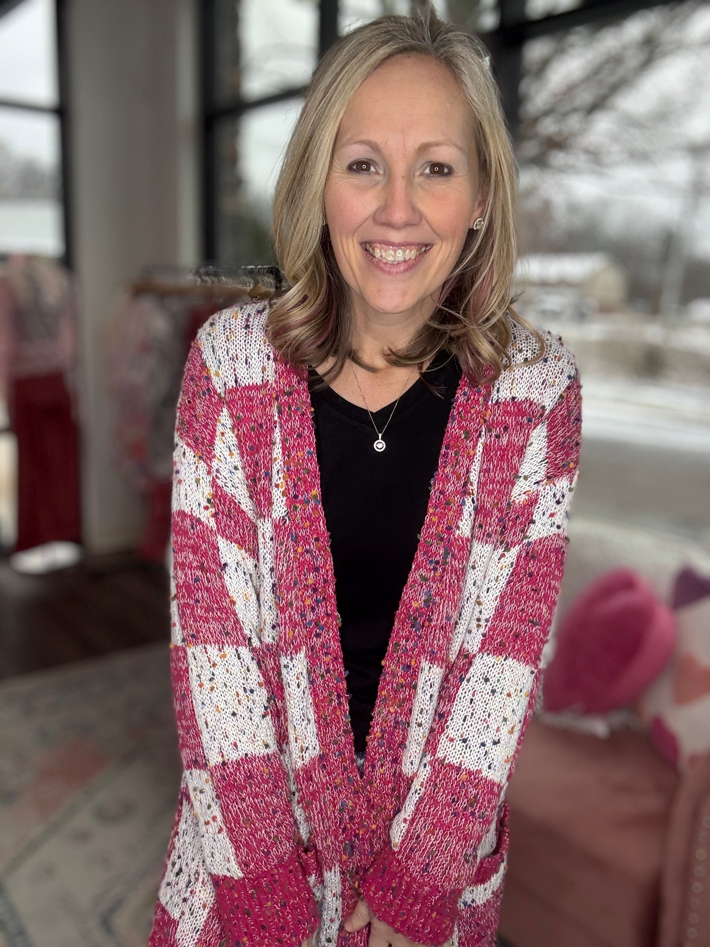 Checkered Miley Cardigan