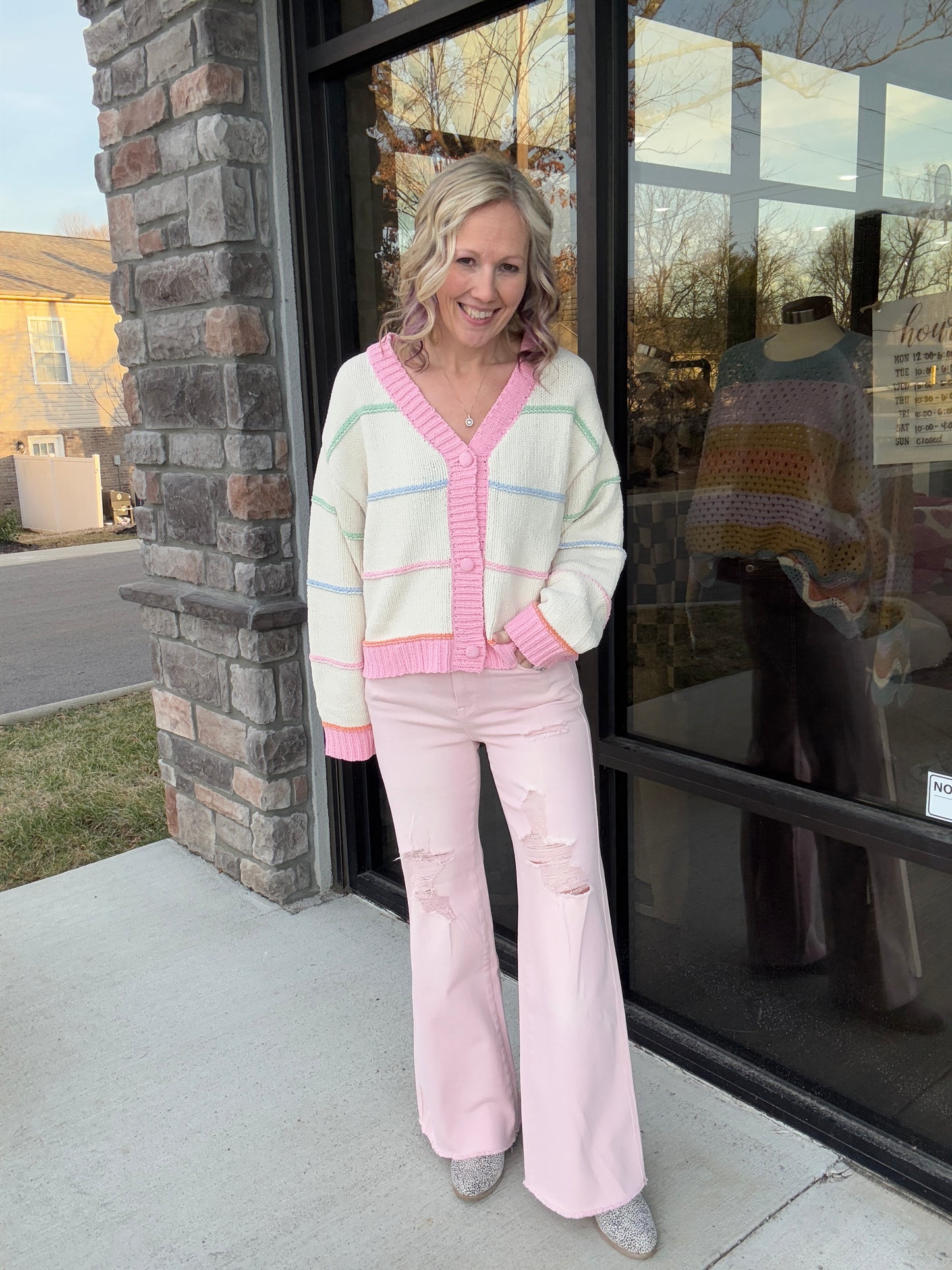 Cotton Candy Crush Jeans- PINK