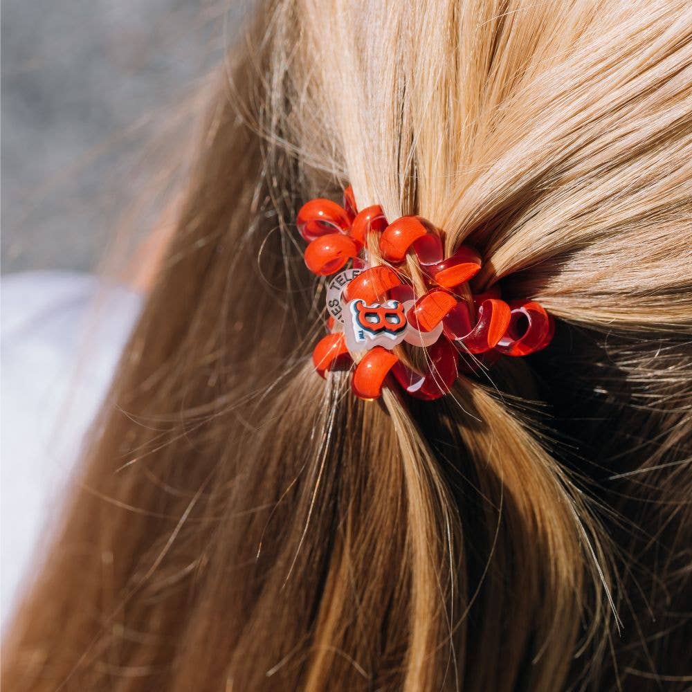 Spiral Hair Coils | Large | Boston Red Sox Hair Ties