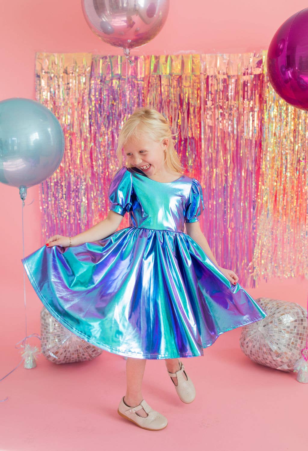 Aqua Party Dress