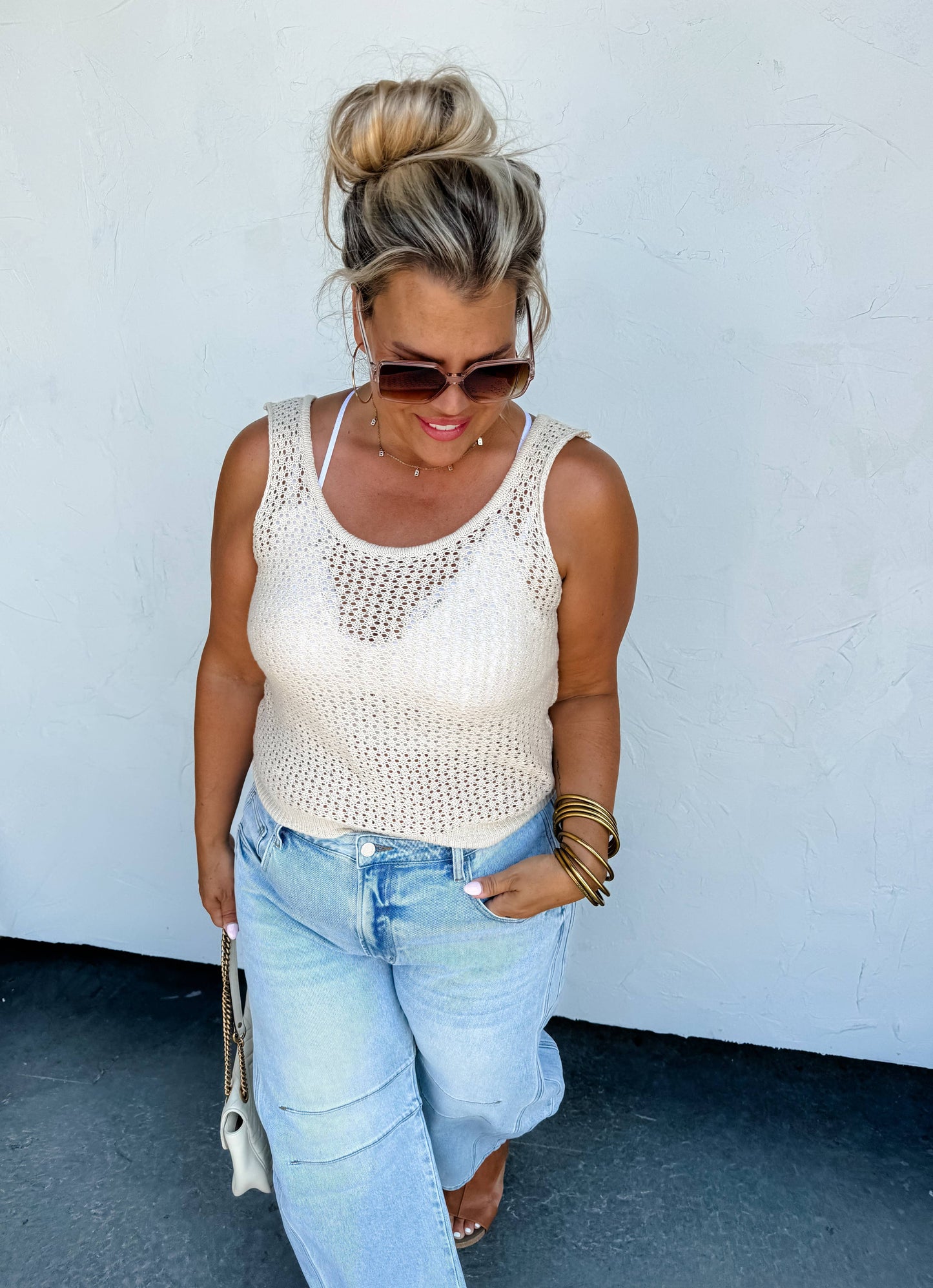 Light Wash Barrel Jeans