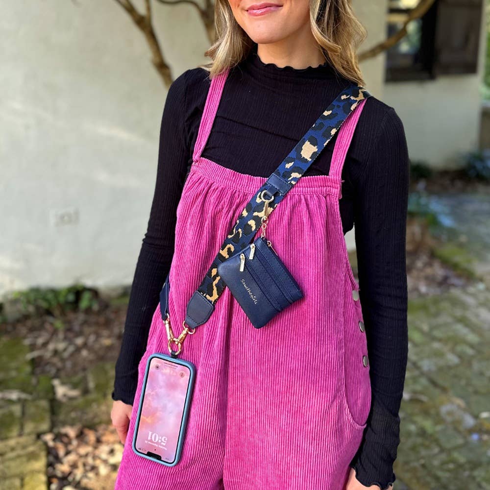 Clip & Go Crossbody Leopard Pink/Black
