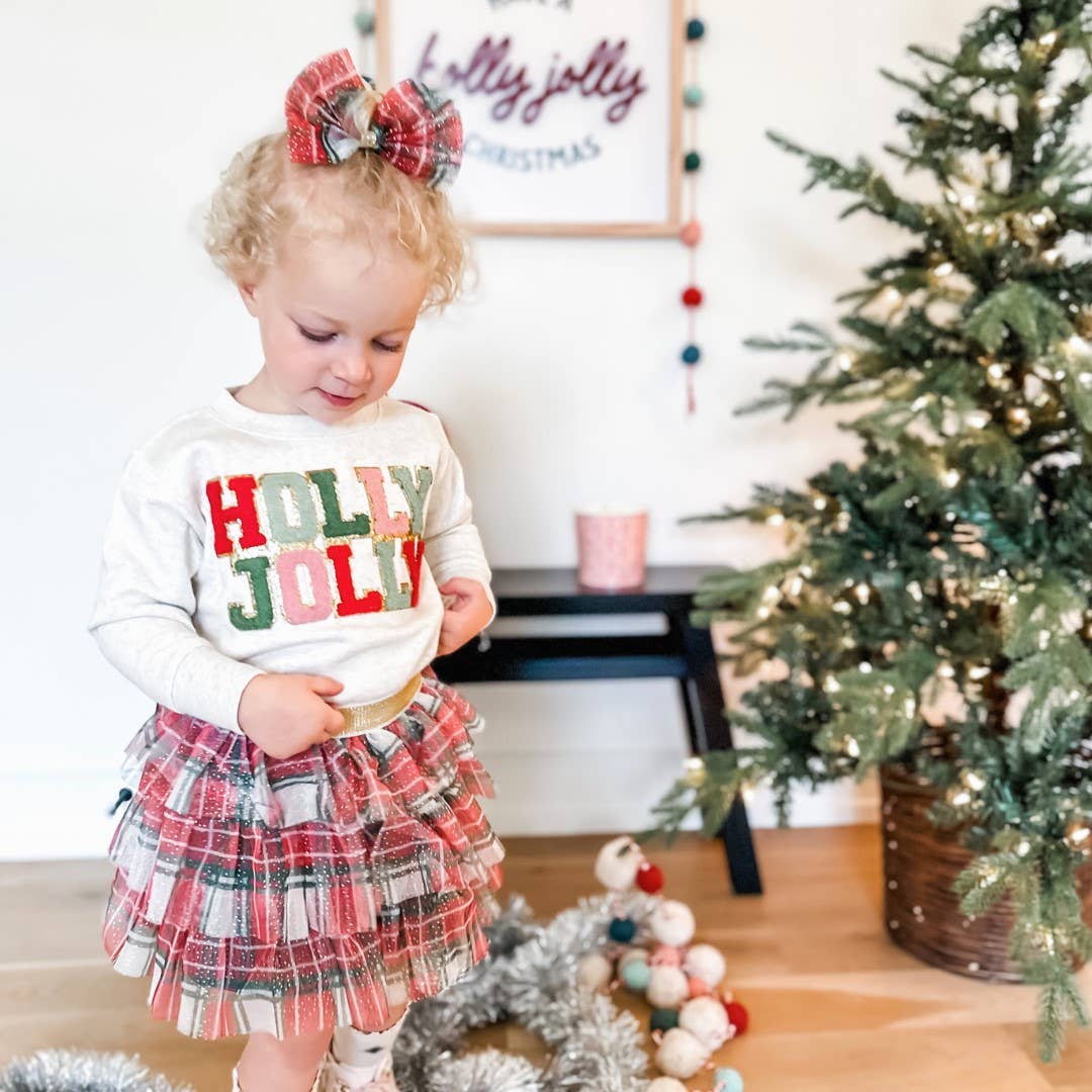 Holly Jolly Patch Sweatshirt (Kids)