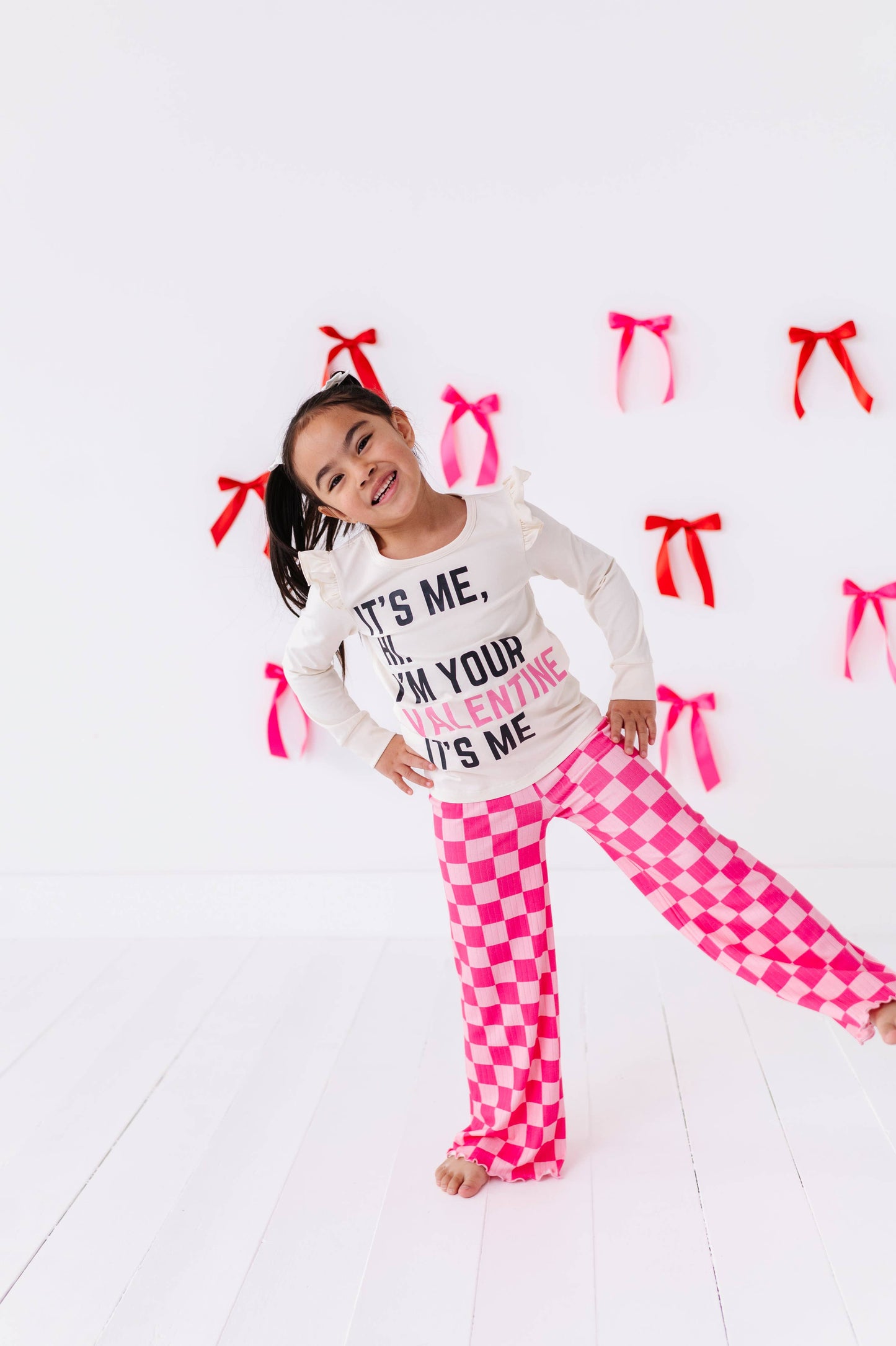 Pink Checkered Set