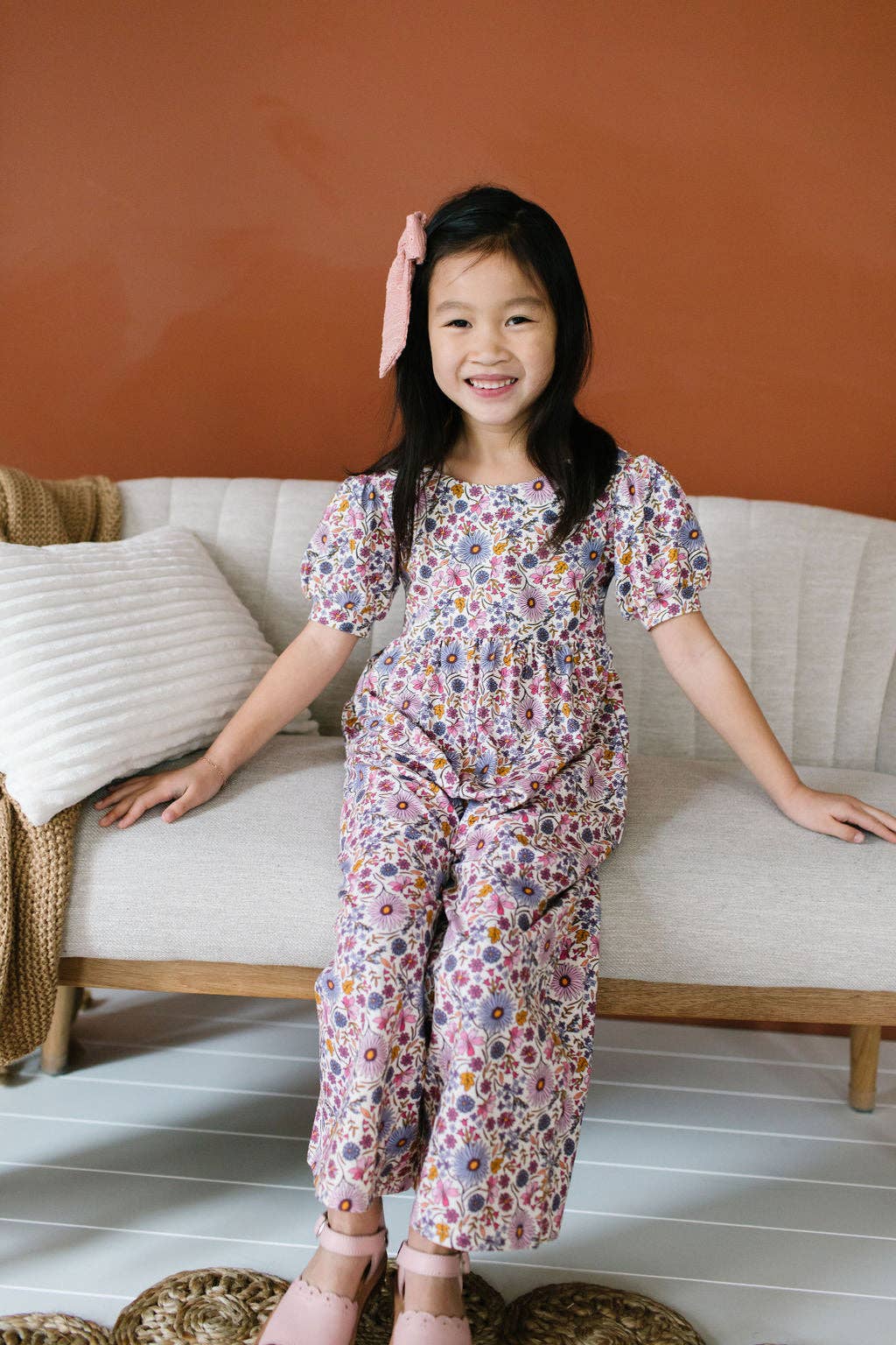 Plum Fields Romper