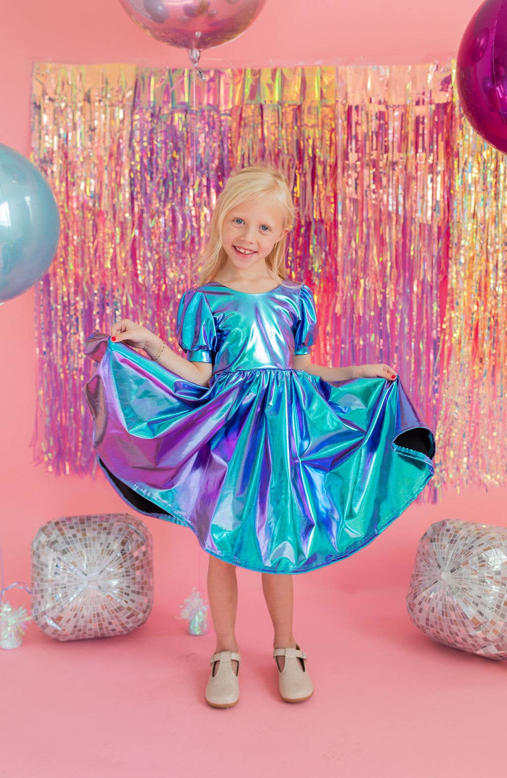 Aqua Party Dress