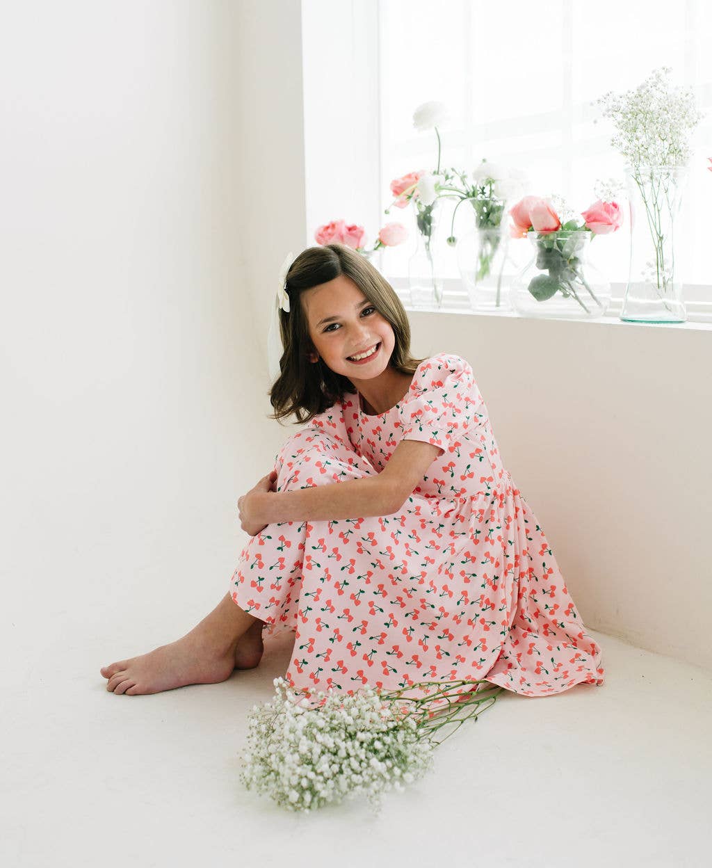 Cherries Twirl Dress