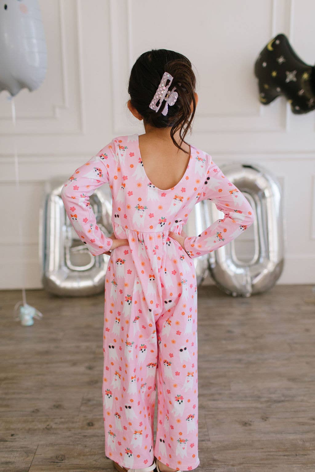 Floral Ghost Leggy Romper