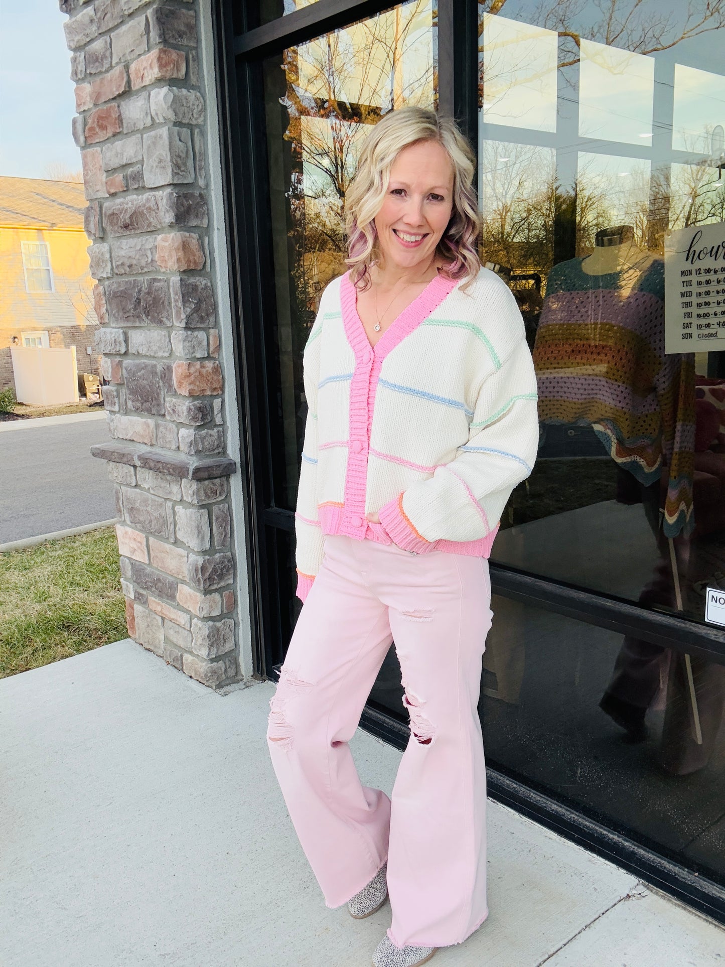Cotton Candy Crush Jeans- PINK