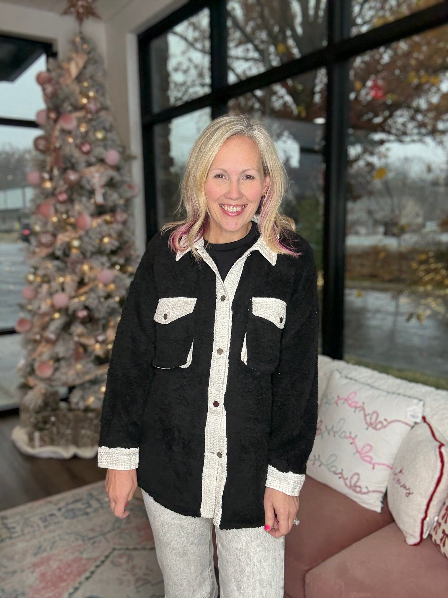 The Tweed Trails Jacket-Black