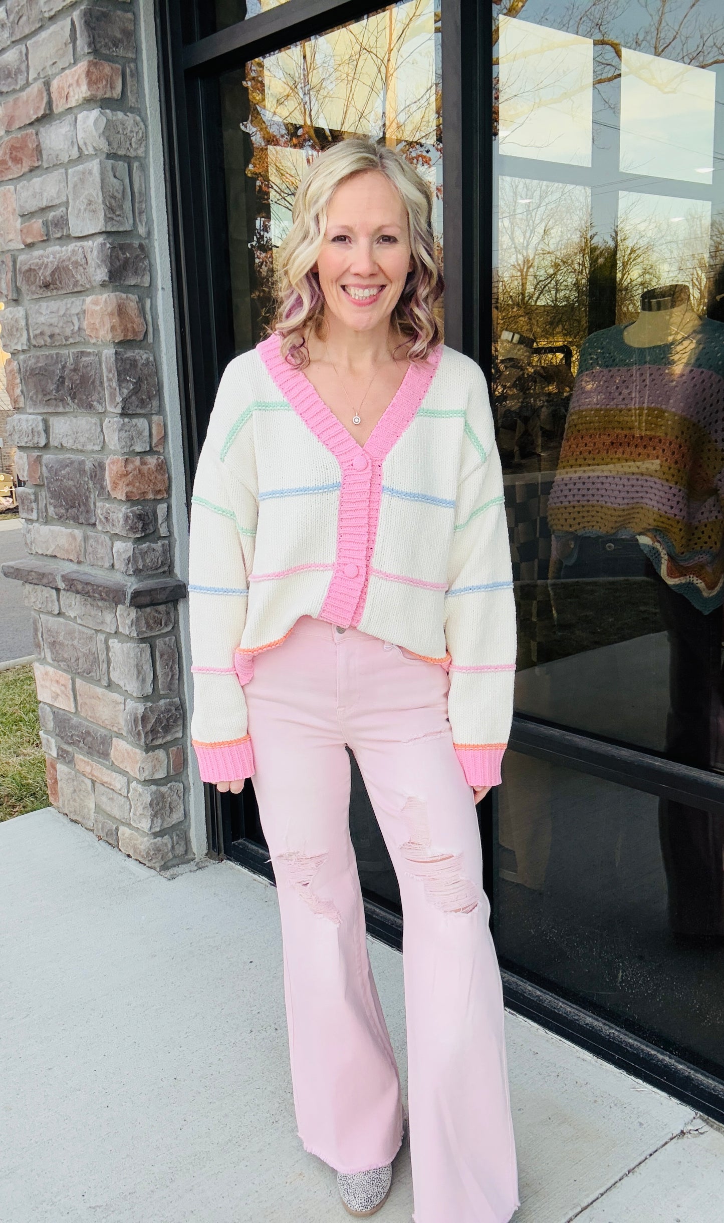 Cotton Candy Crush Jeans- PINK
