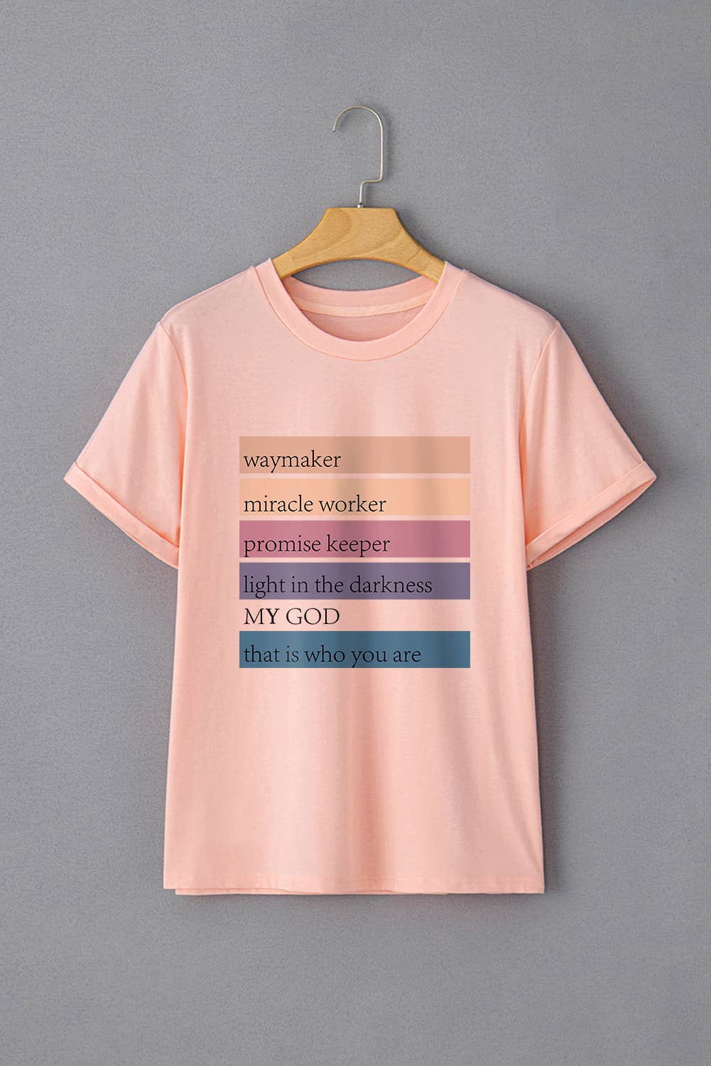 Waymaker Tee- Pink