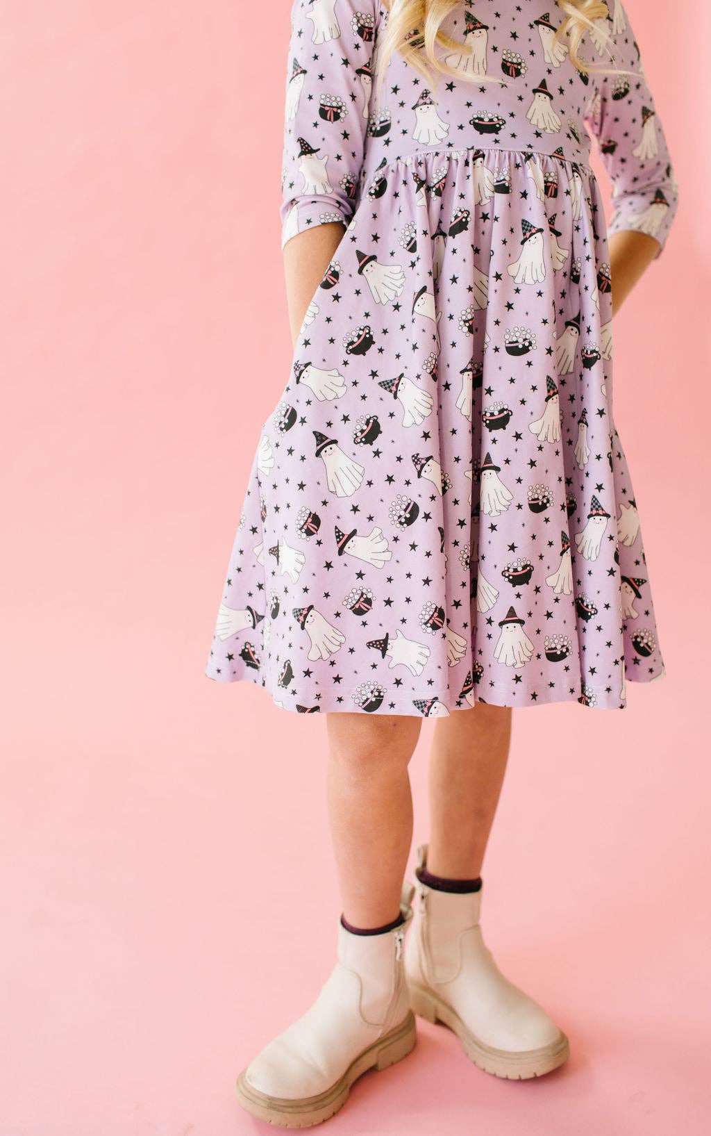 Purple Cauldron Twirl Dress
