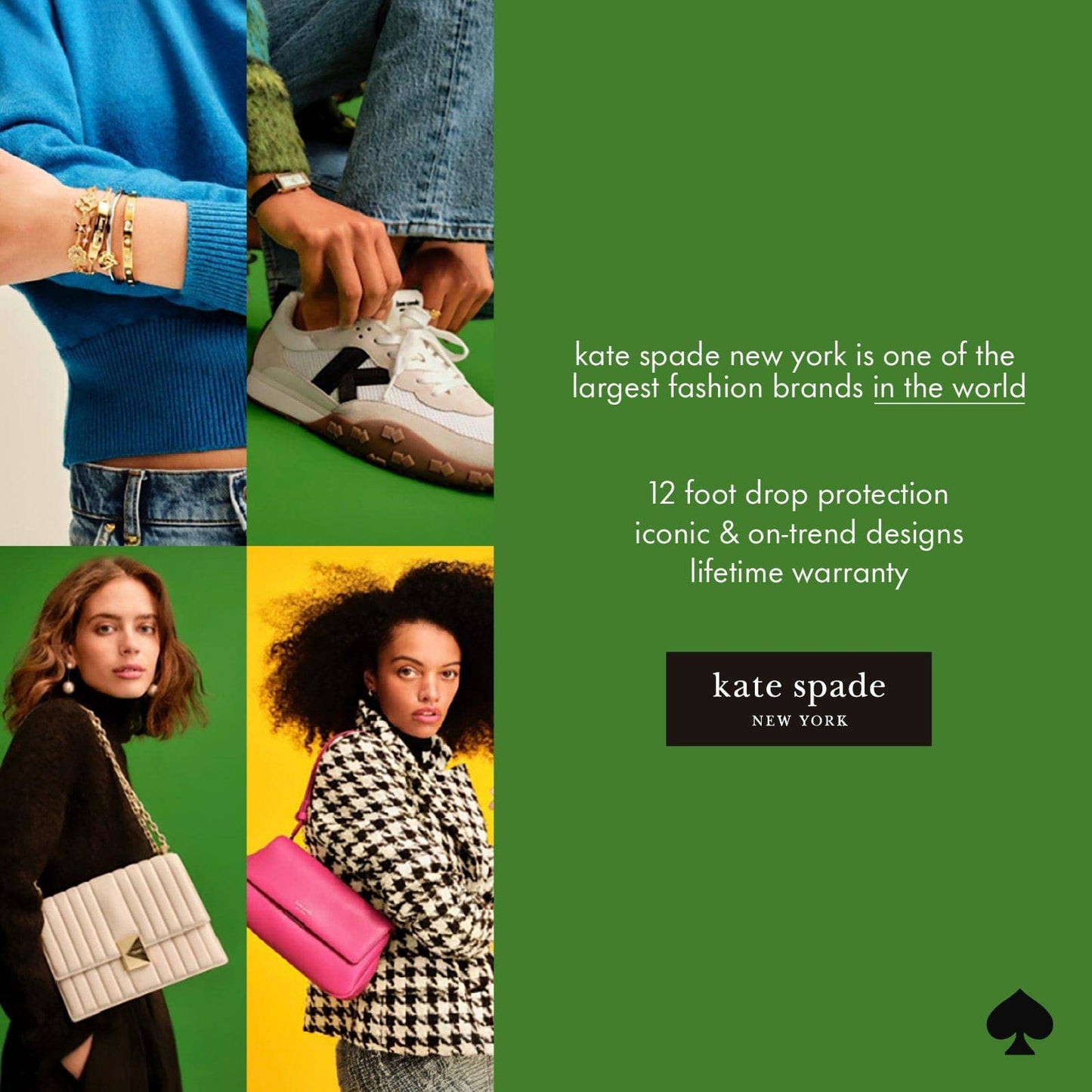 Kate Spade Heart of Gold Phone Charm