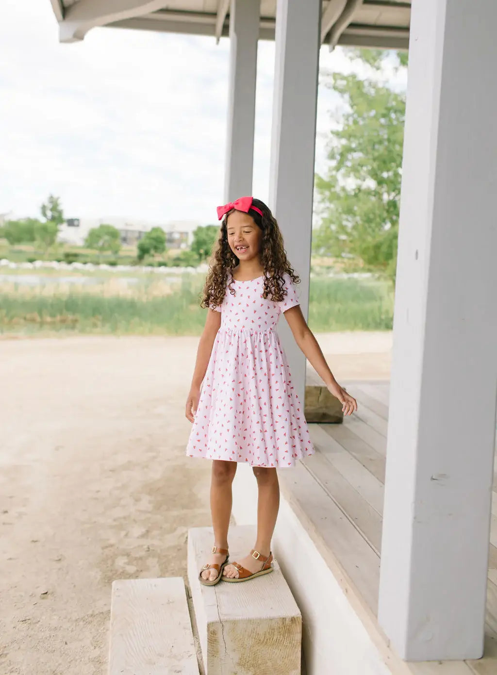 Watermelon Twirl Dress