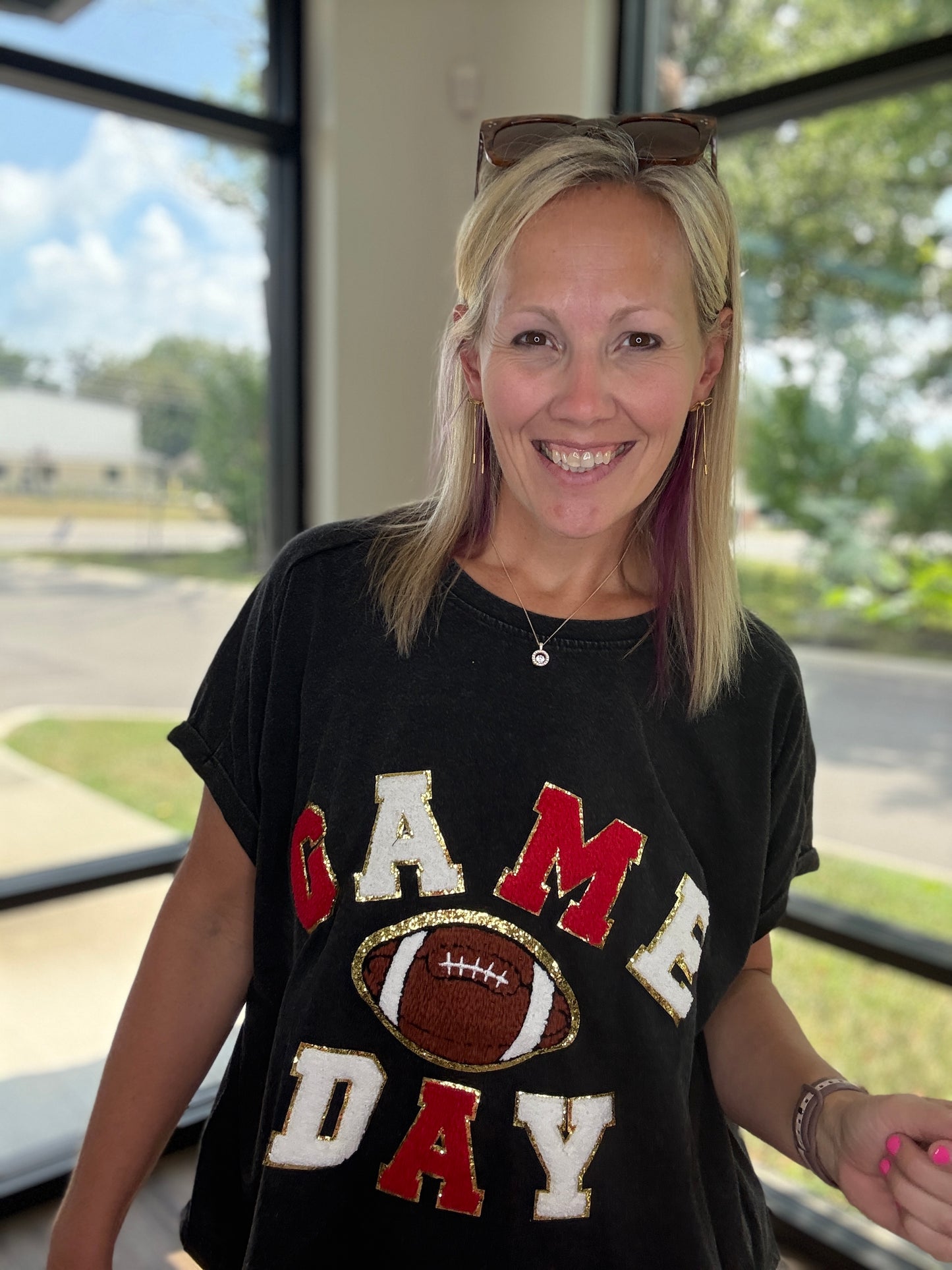 Game Day Red/Black Tee