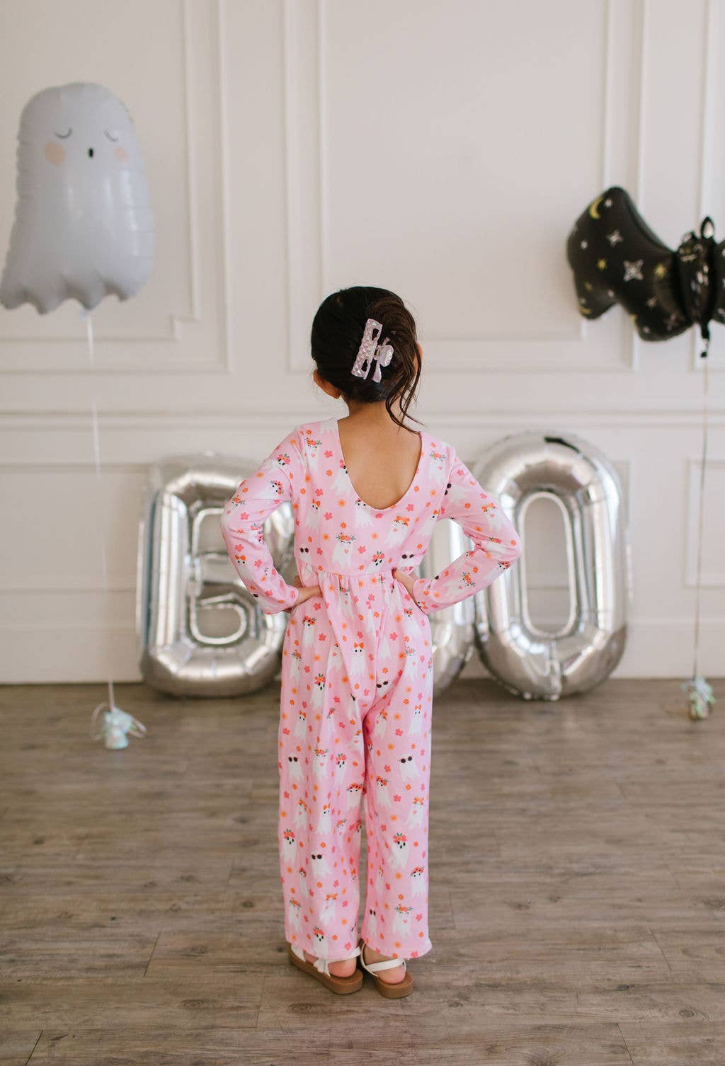Floral Ghost Leggy Romper