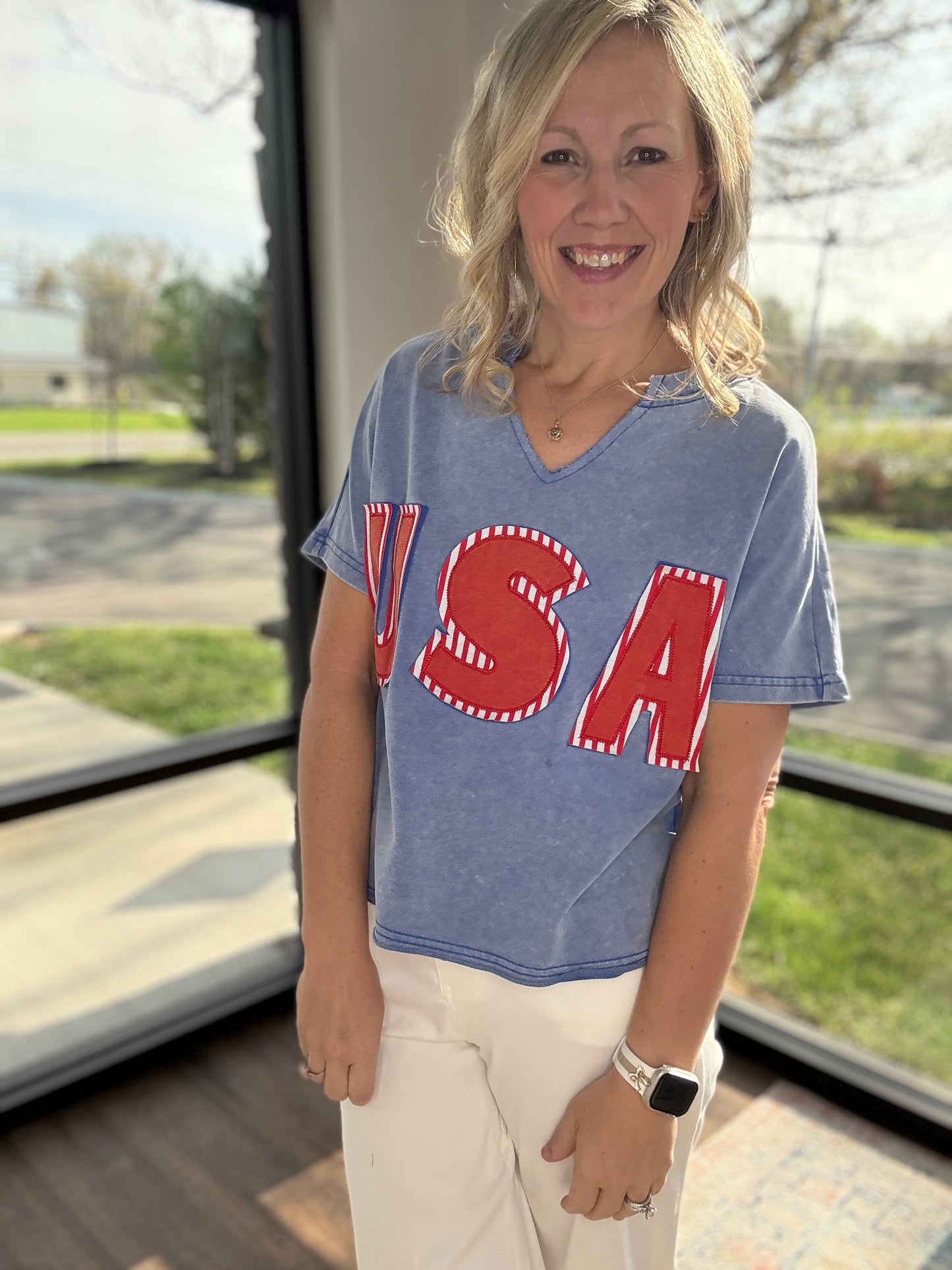 USA Patch Tee