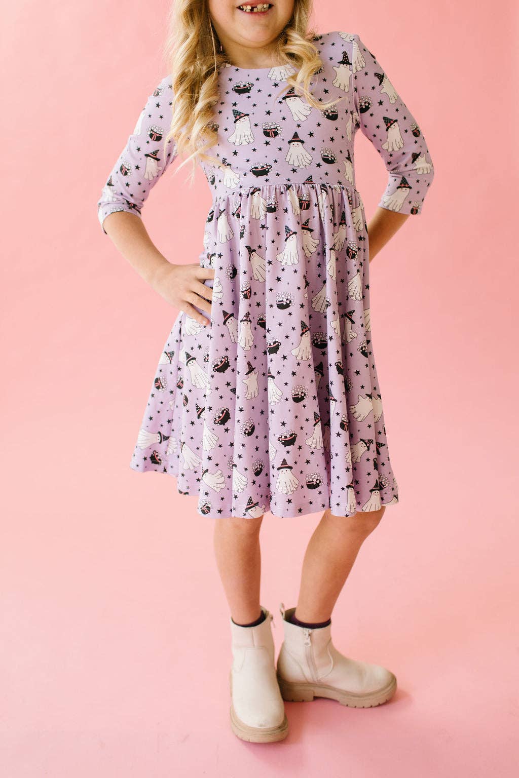 Purple Cauldron Twirl Dress