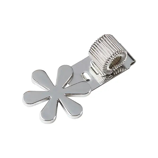 Asterisk Pen Clip - Platinum