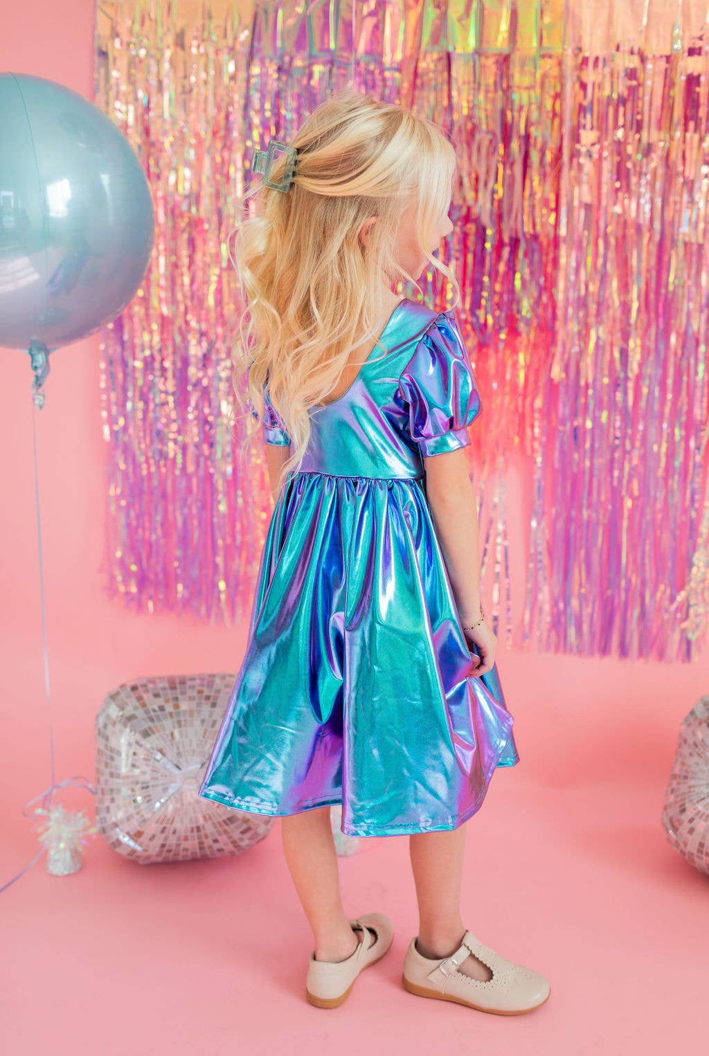 Aqua Party Dress