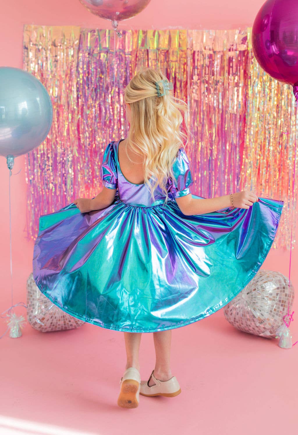 Aqua Party Dress