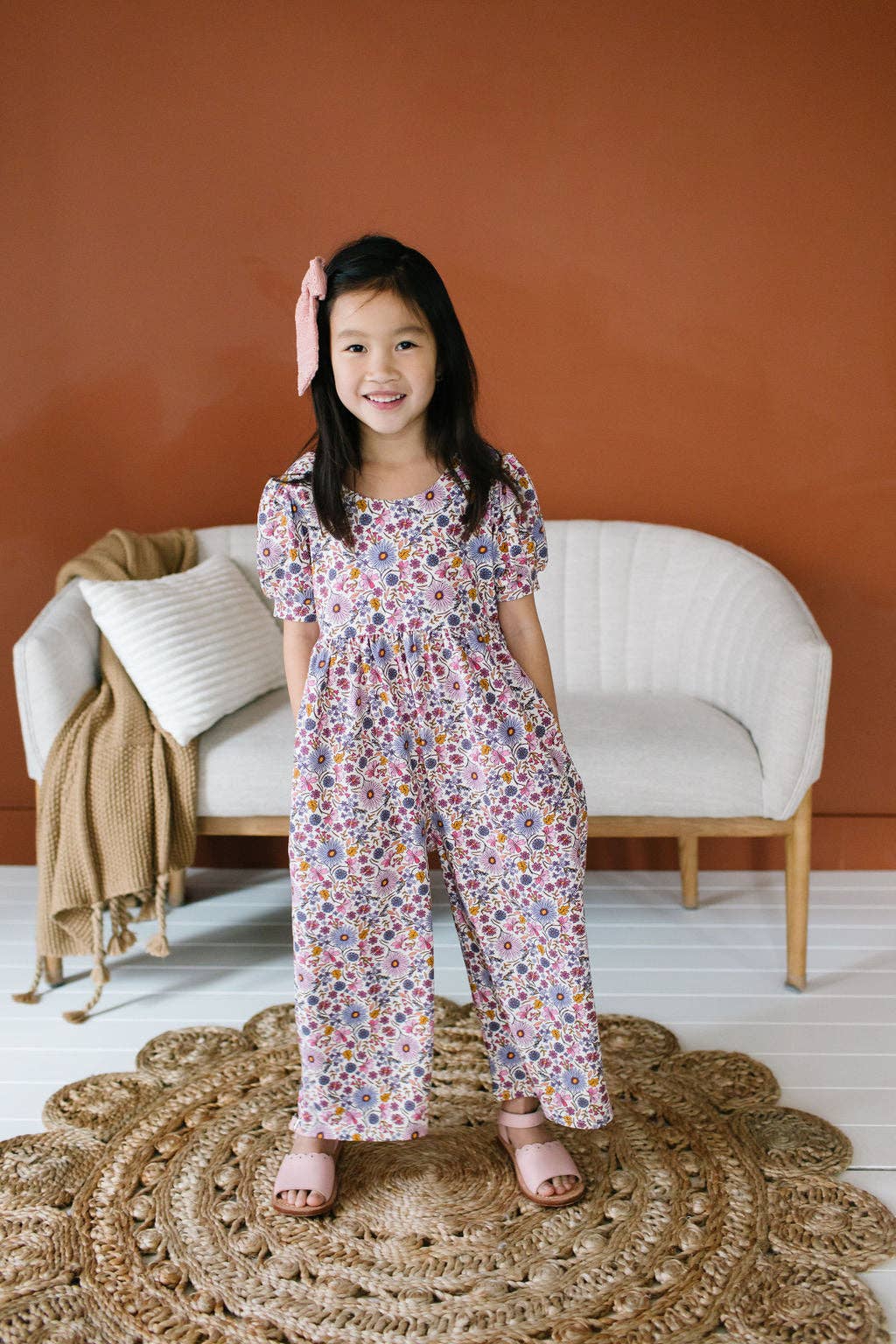 Plum Fields Romper