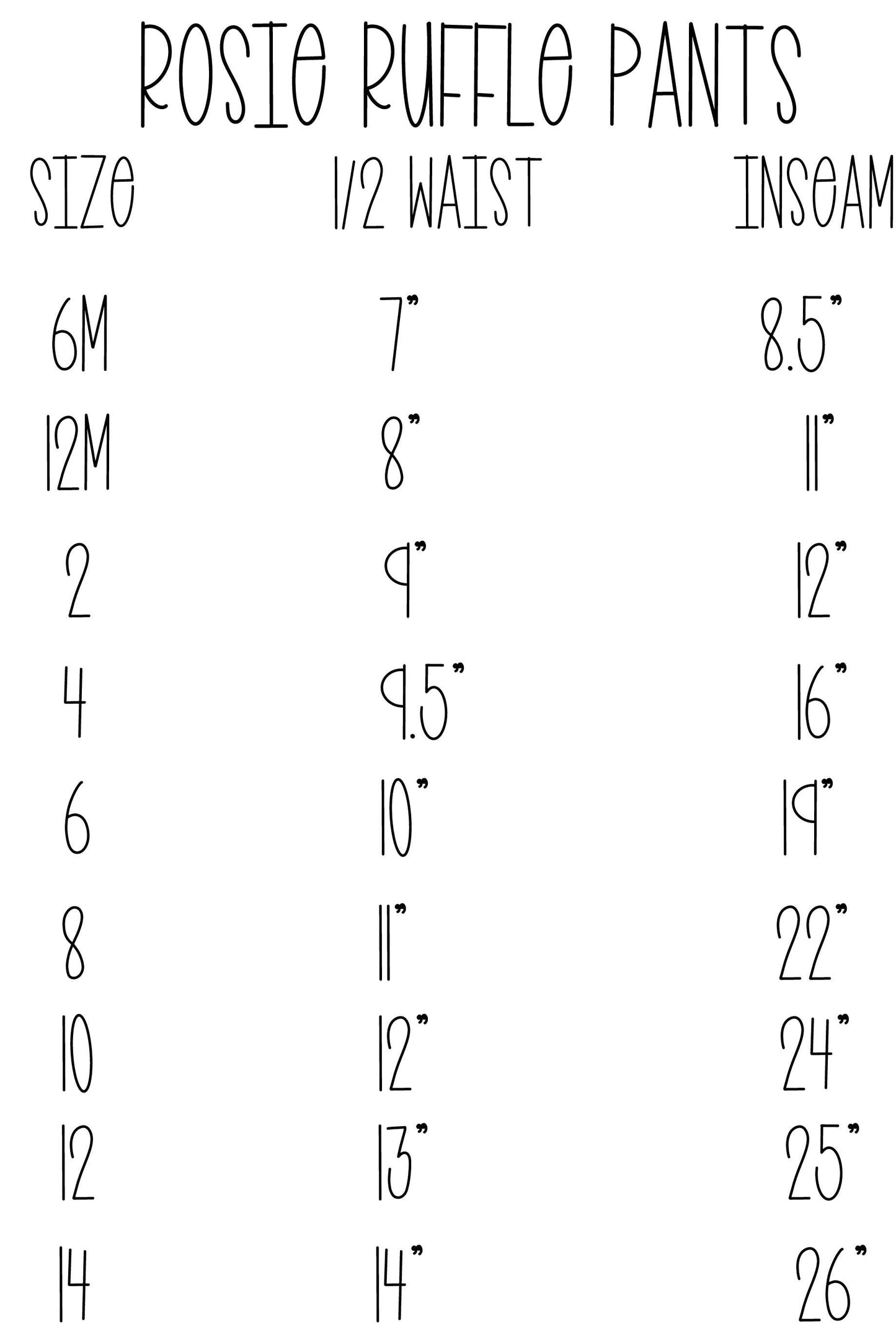 Falling Leaves Ruffle Pants